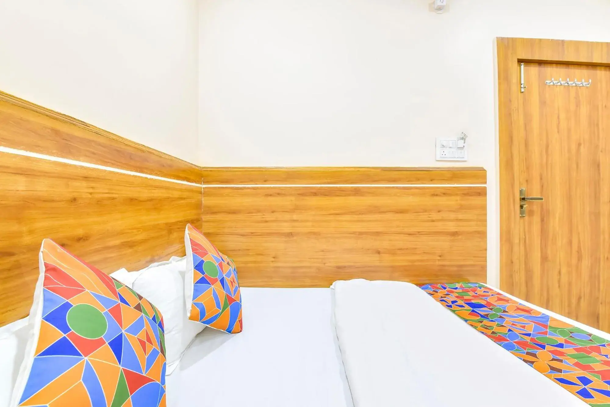 Bed in FabHotel Somnath Bed in FabHotel Somnath