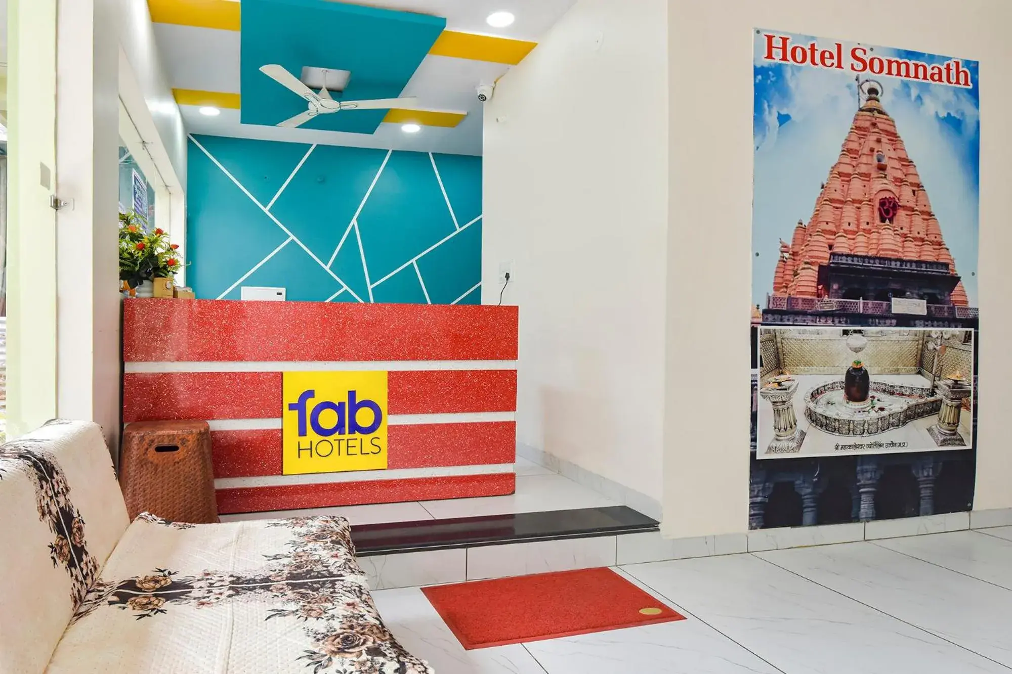 Lobby or reception in FabHotel Somnath Lobby or reception in FabHotel Somnath
