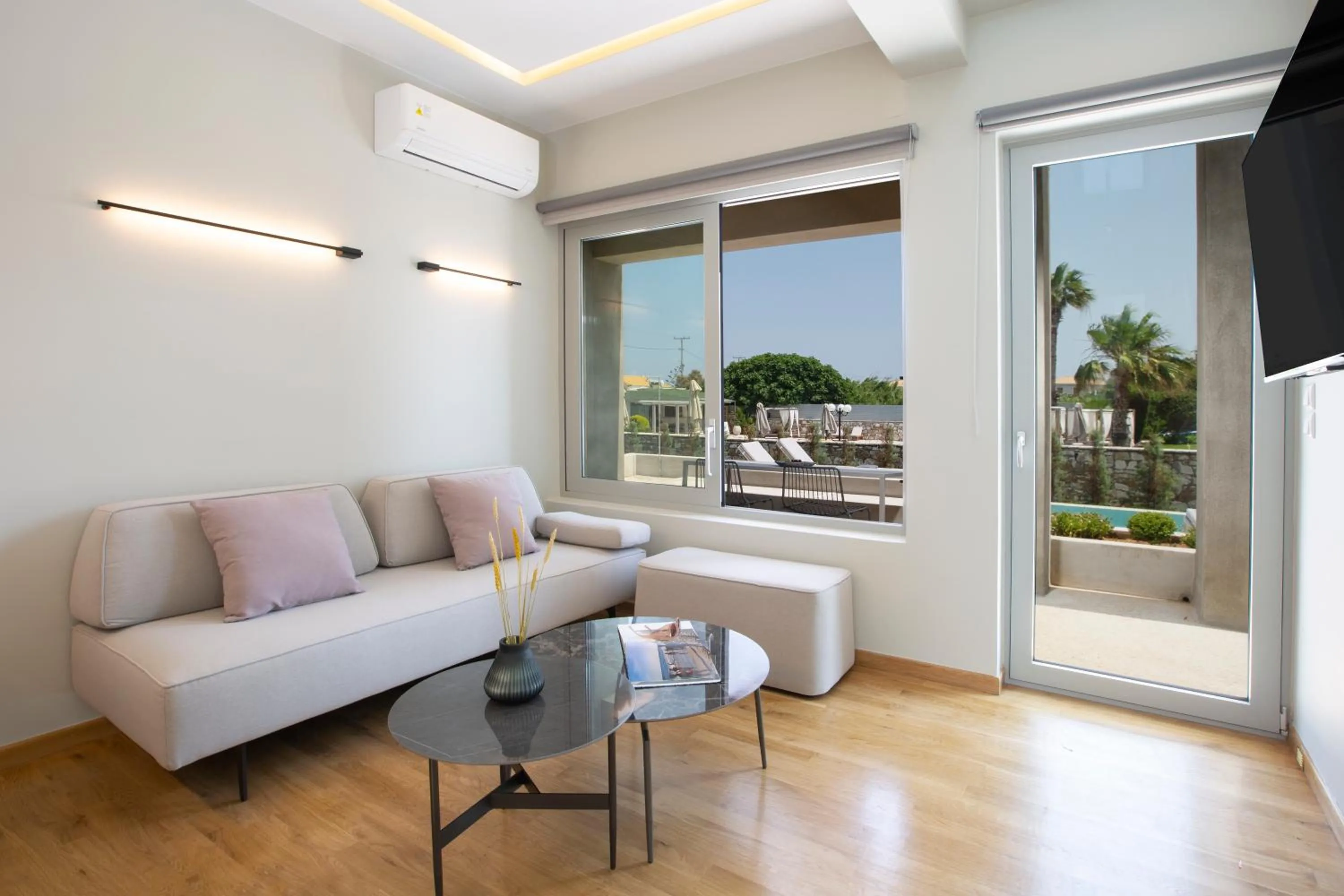 Living room in Thines villas