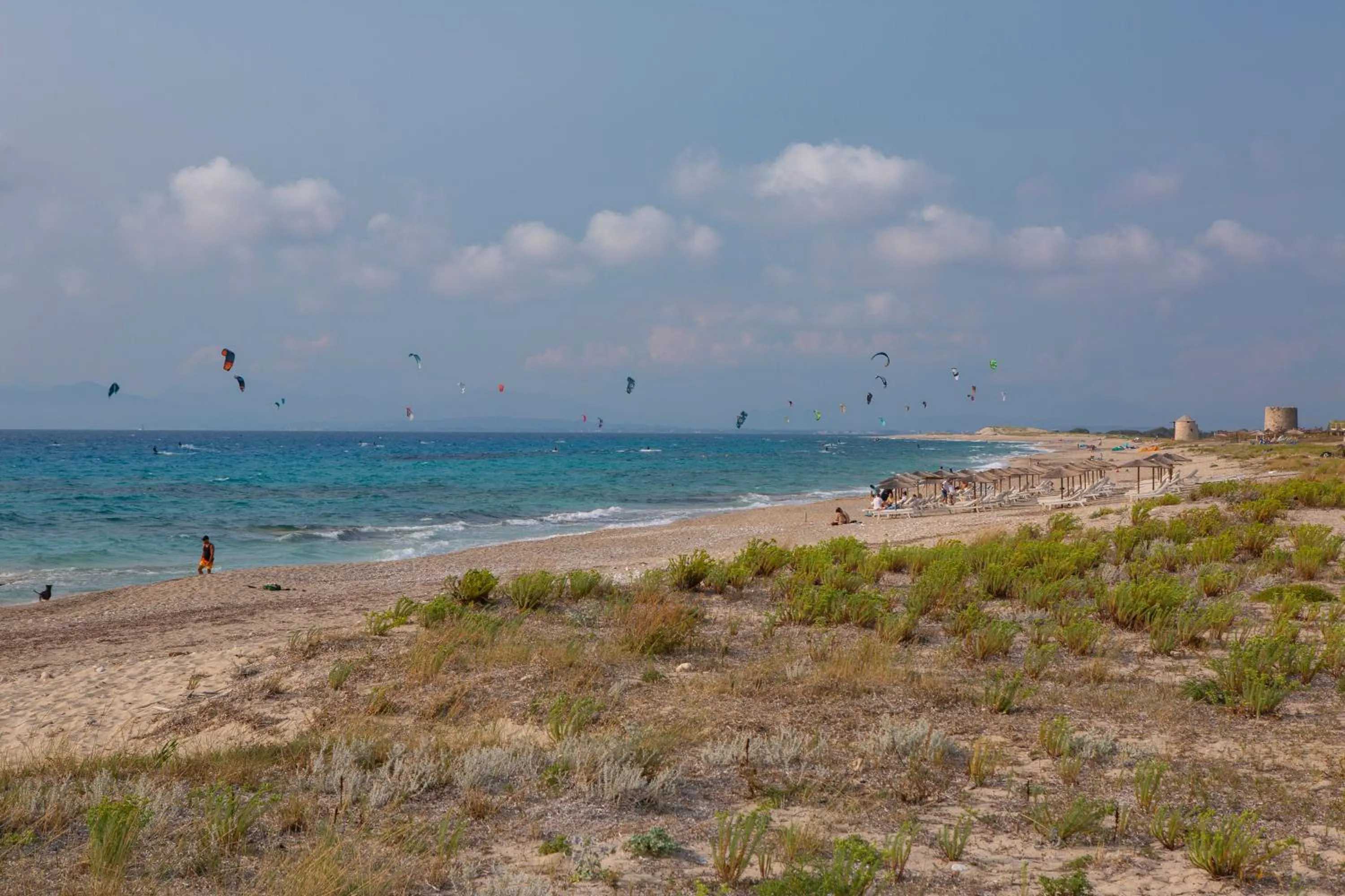 Beach in Thines villas