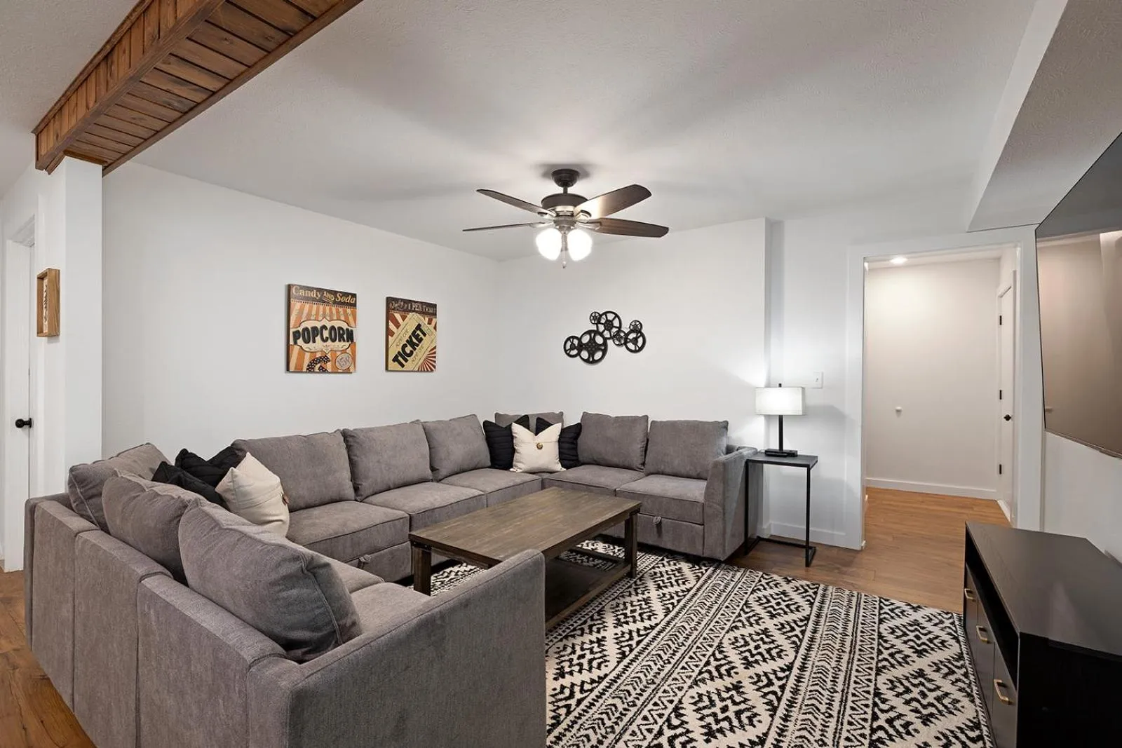 Living room in The Lofts on Indian Point - Near Silver Dollar City