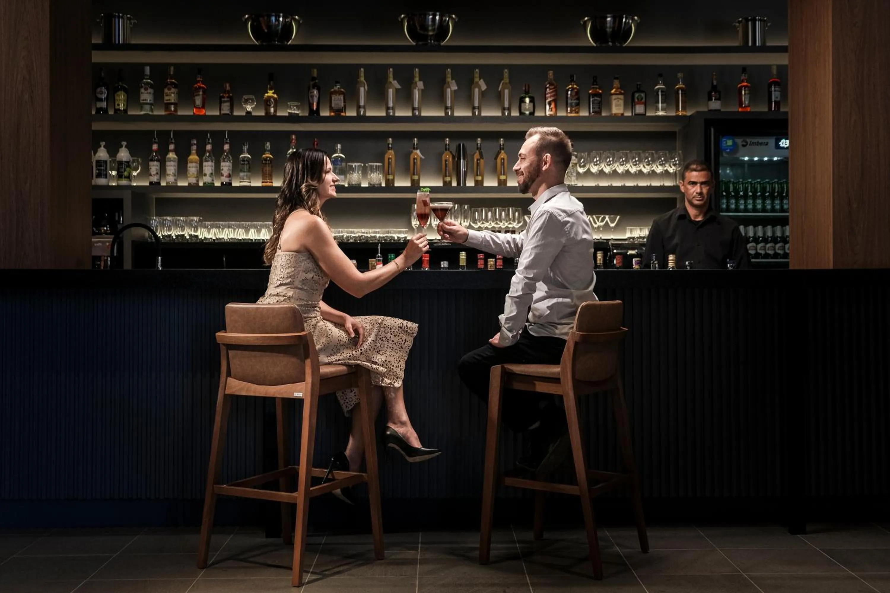 Lounge or bar in Plaza Hotel & Boulevard Convention - Vale dos Vinhedos