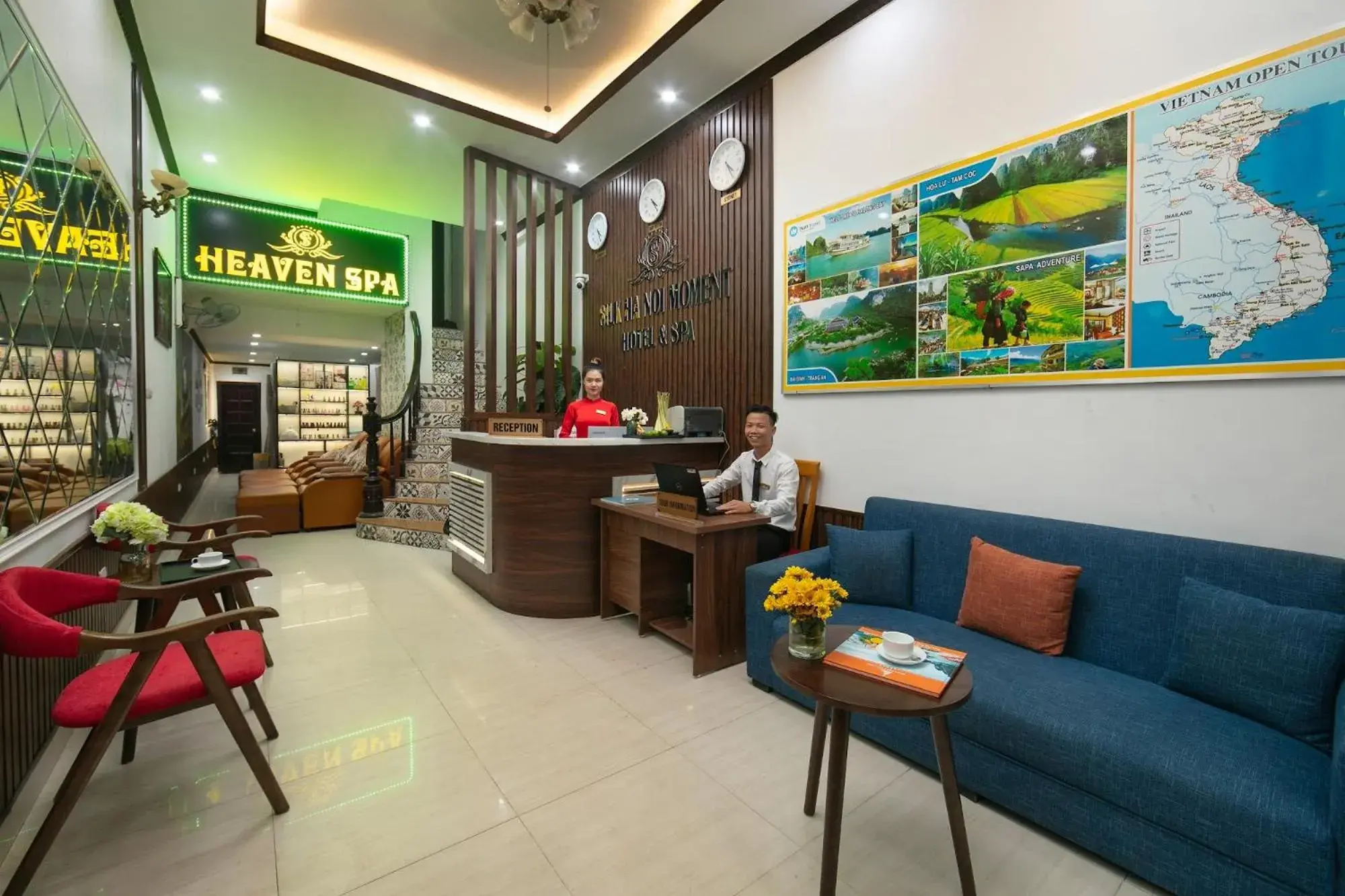 Lobby or reception in Silk Hanoi Moment Hotel & Spa - Hanoi Old Quarter Lobby or reception in Silk Hanoi Moment Hotel & Spa - Hanoi Old Quarter