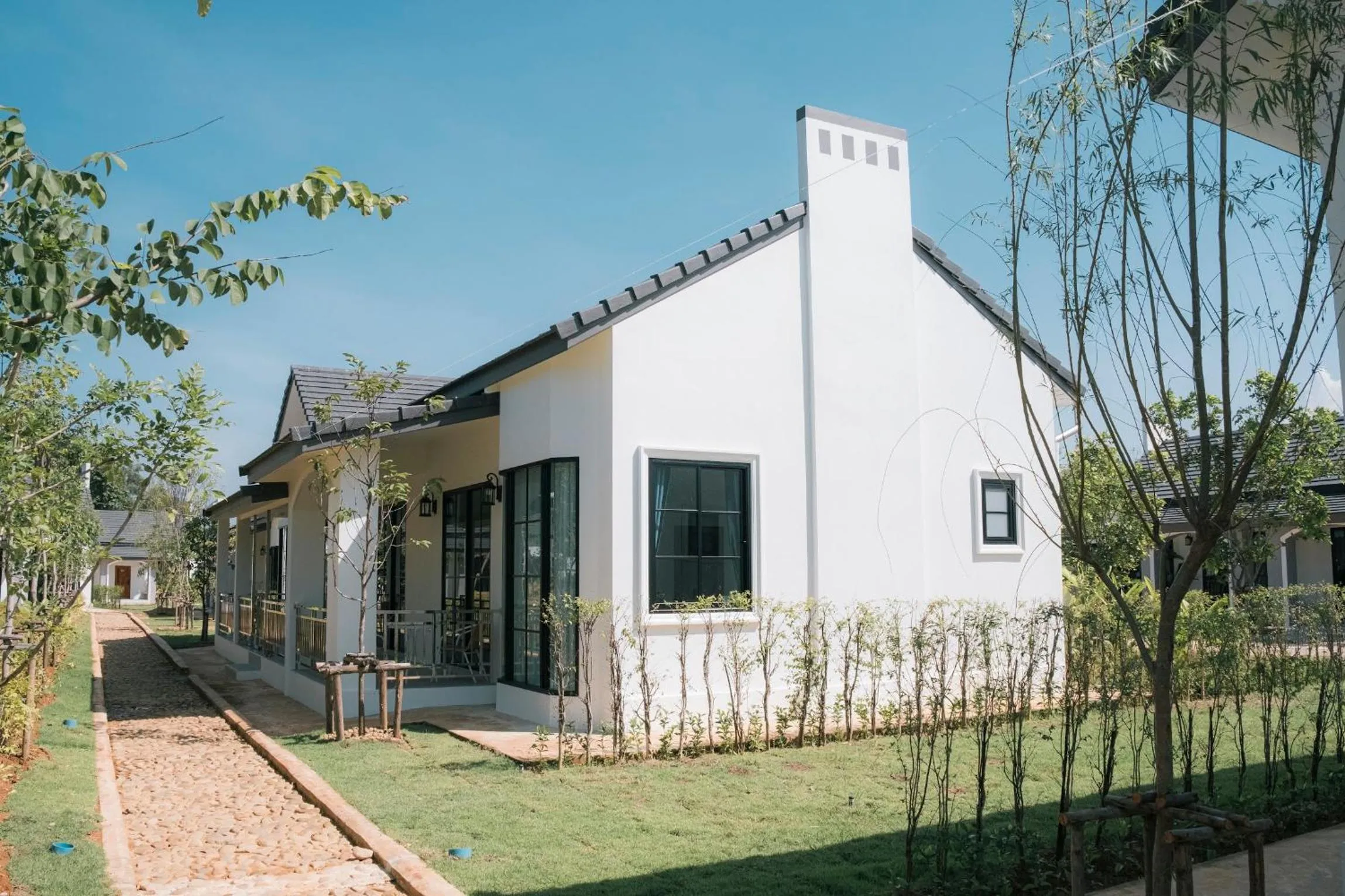 Garden view in Chor Grande Resort