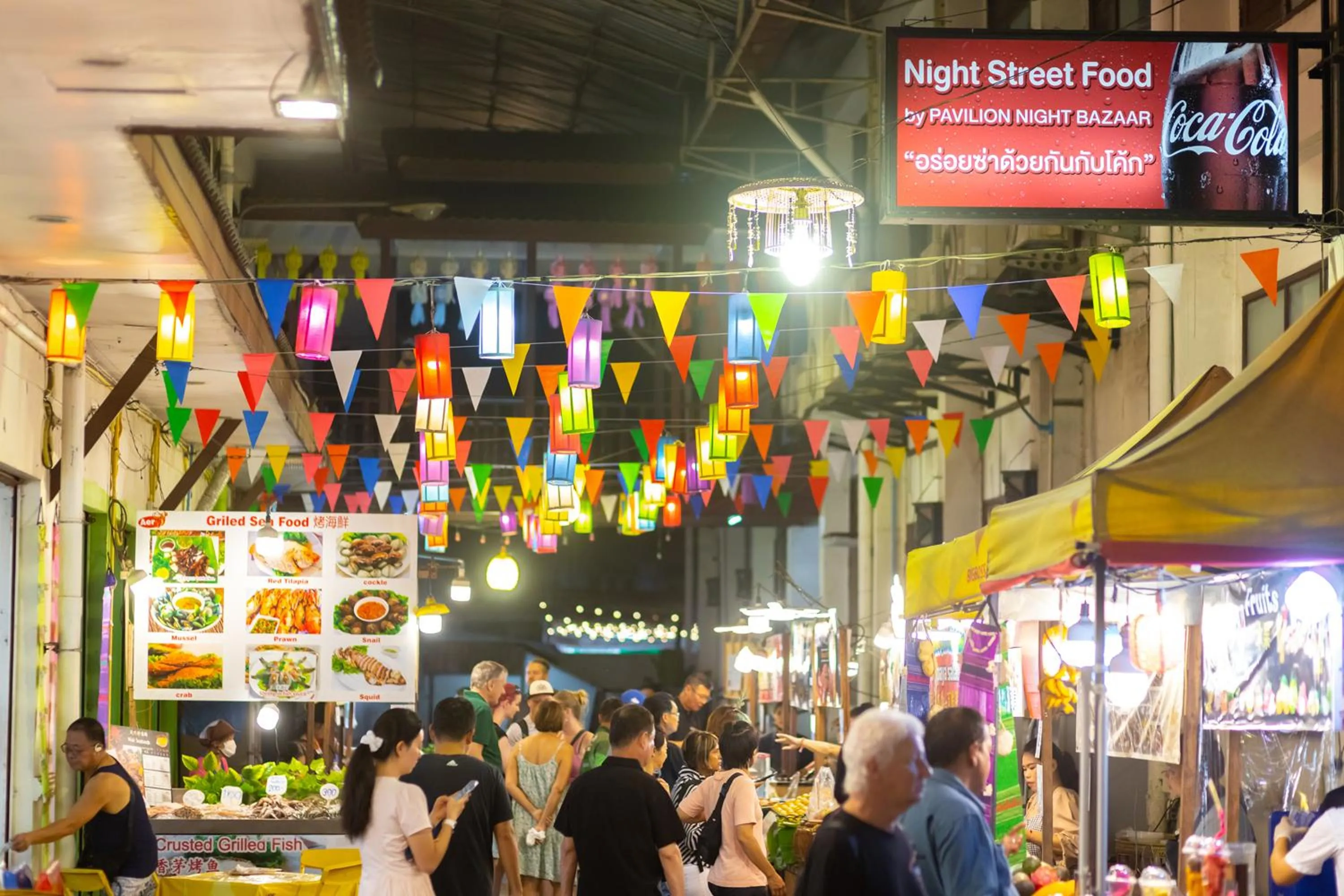 Shopping Area in L MINITEL at Night Bazaar Chiangmai
