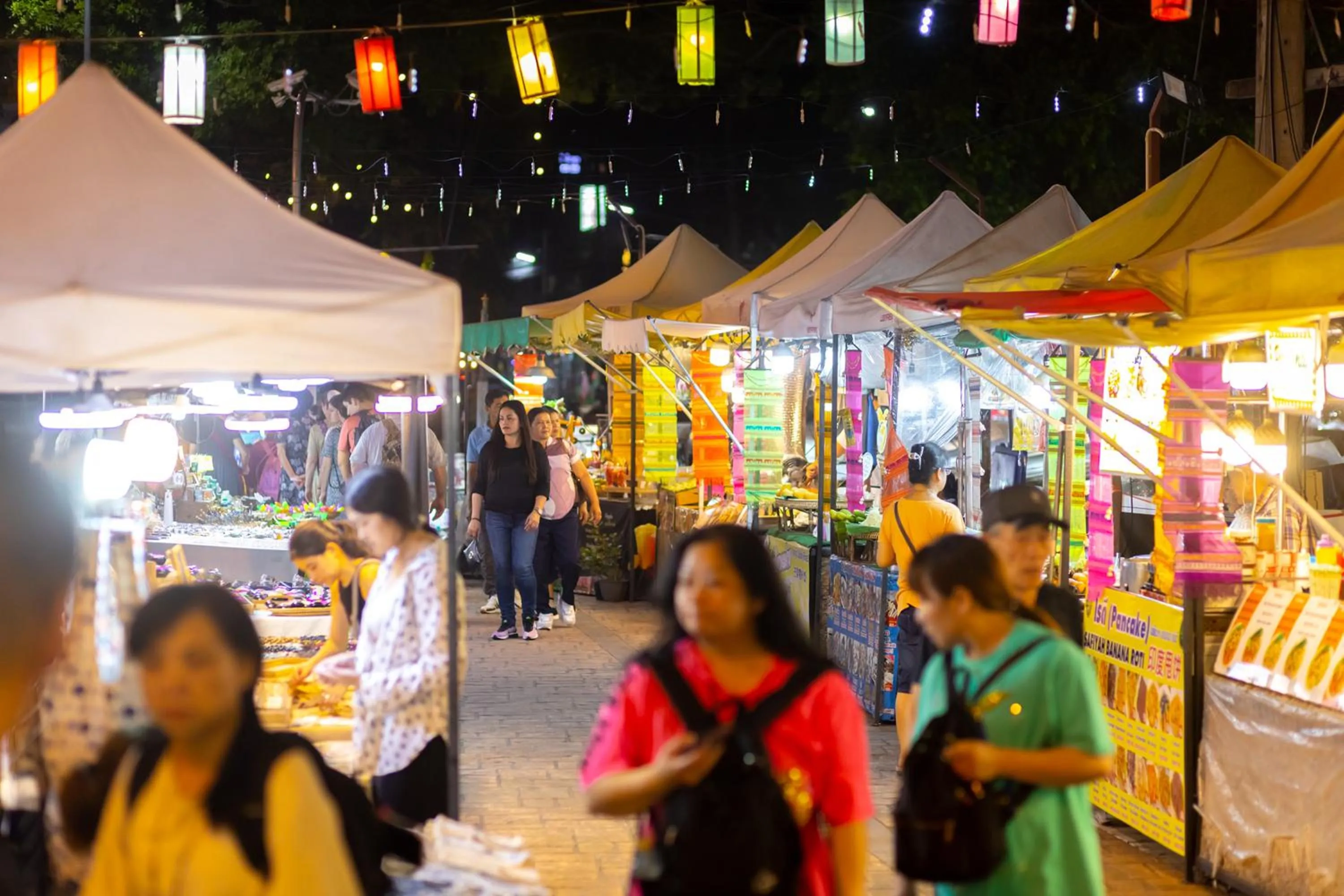 Shopping Area in L MINITEL at Night Bazaar Chiangmai