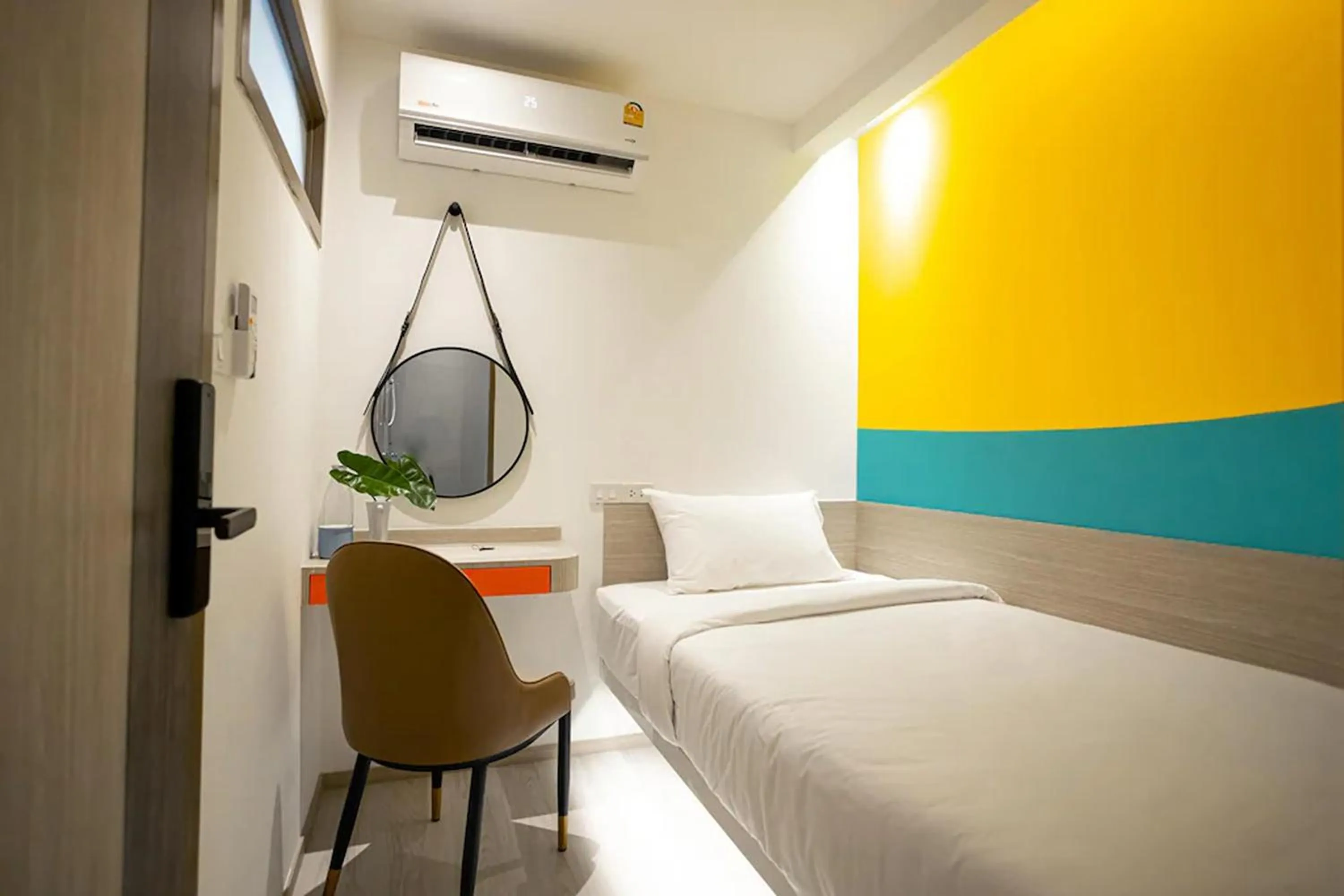 Bed in L MINITEL at Night Bazaar Chiangmai