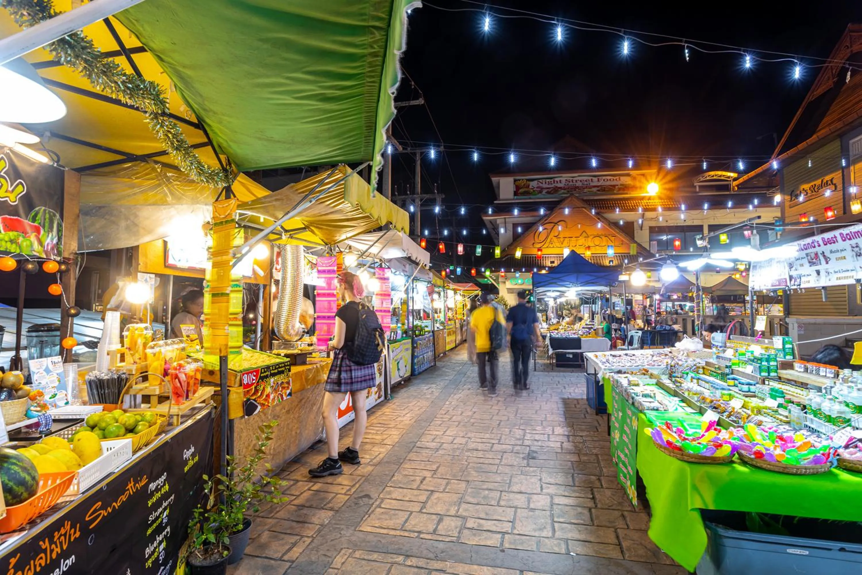 Shopping Area in L MINITEL at Night Bazaar Chiangmai