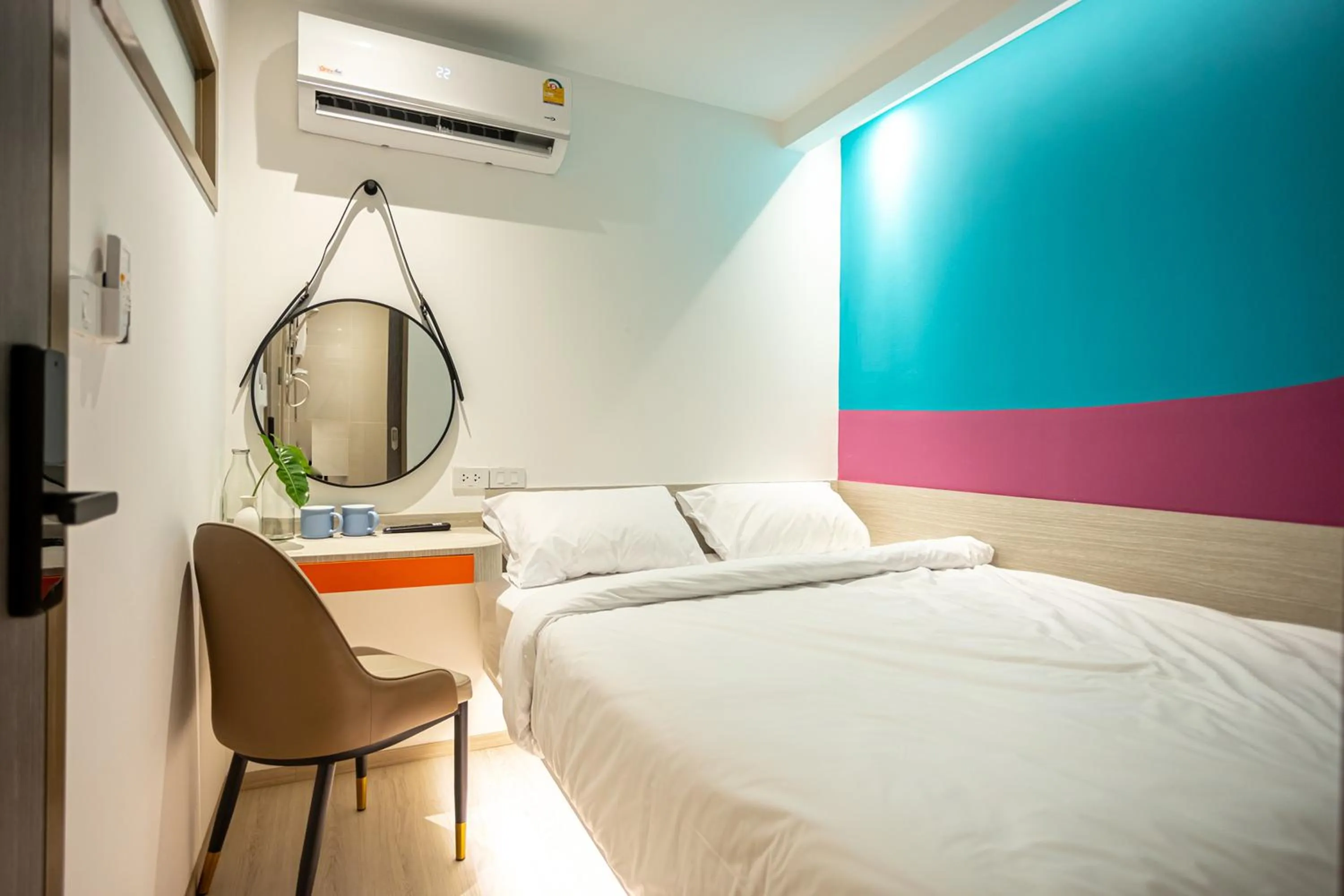 Bed in L MINITEL at Night Bazaar Chiangmai