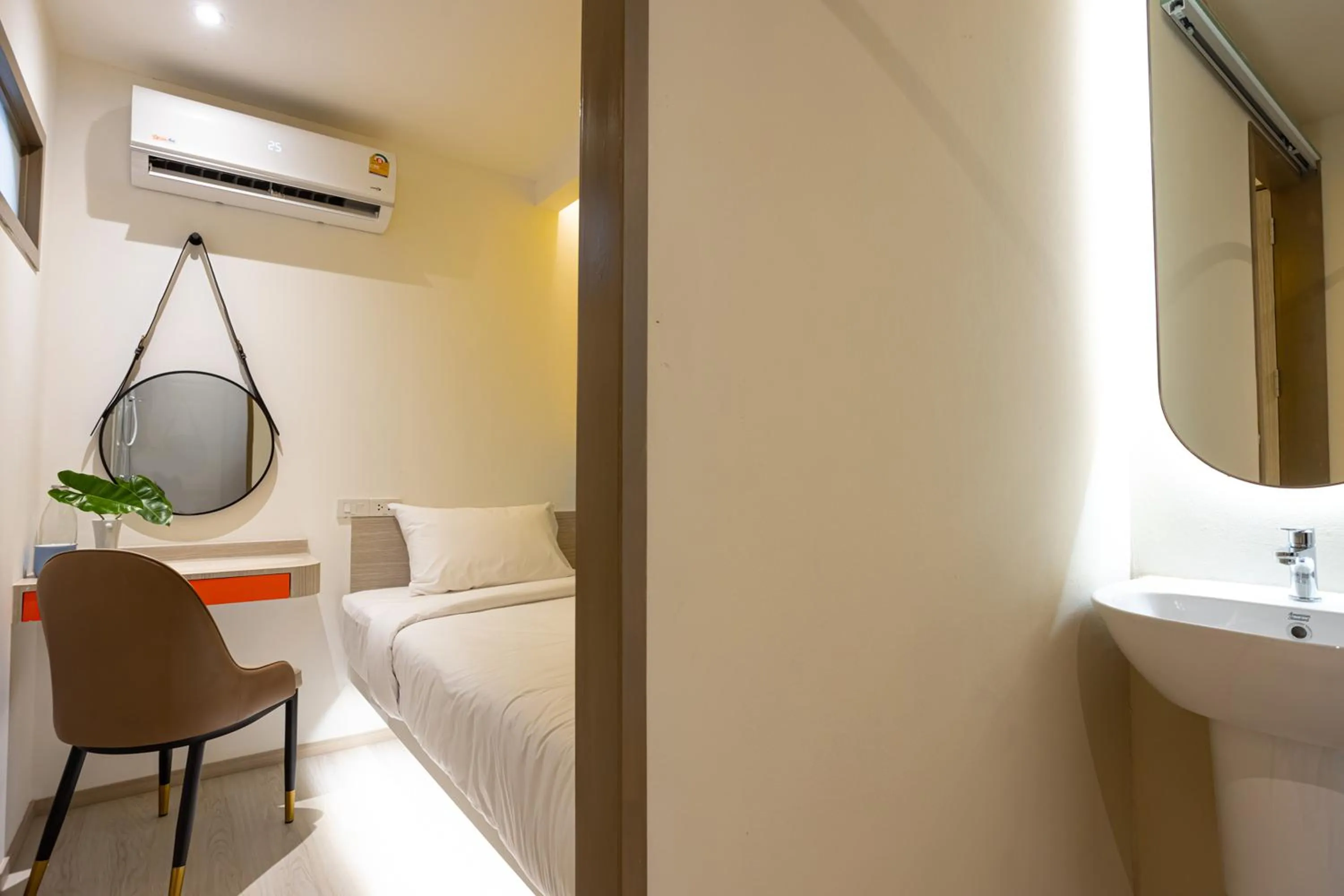 Bed in L MINITEL at Night Bazaar Chiangmai