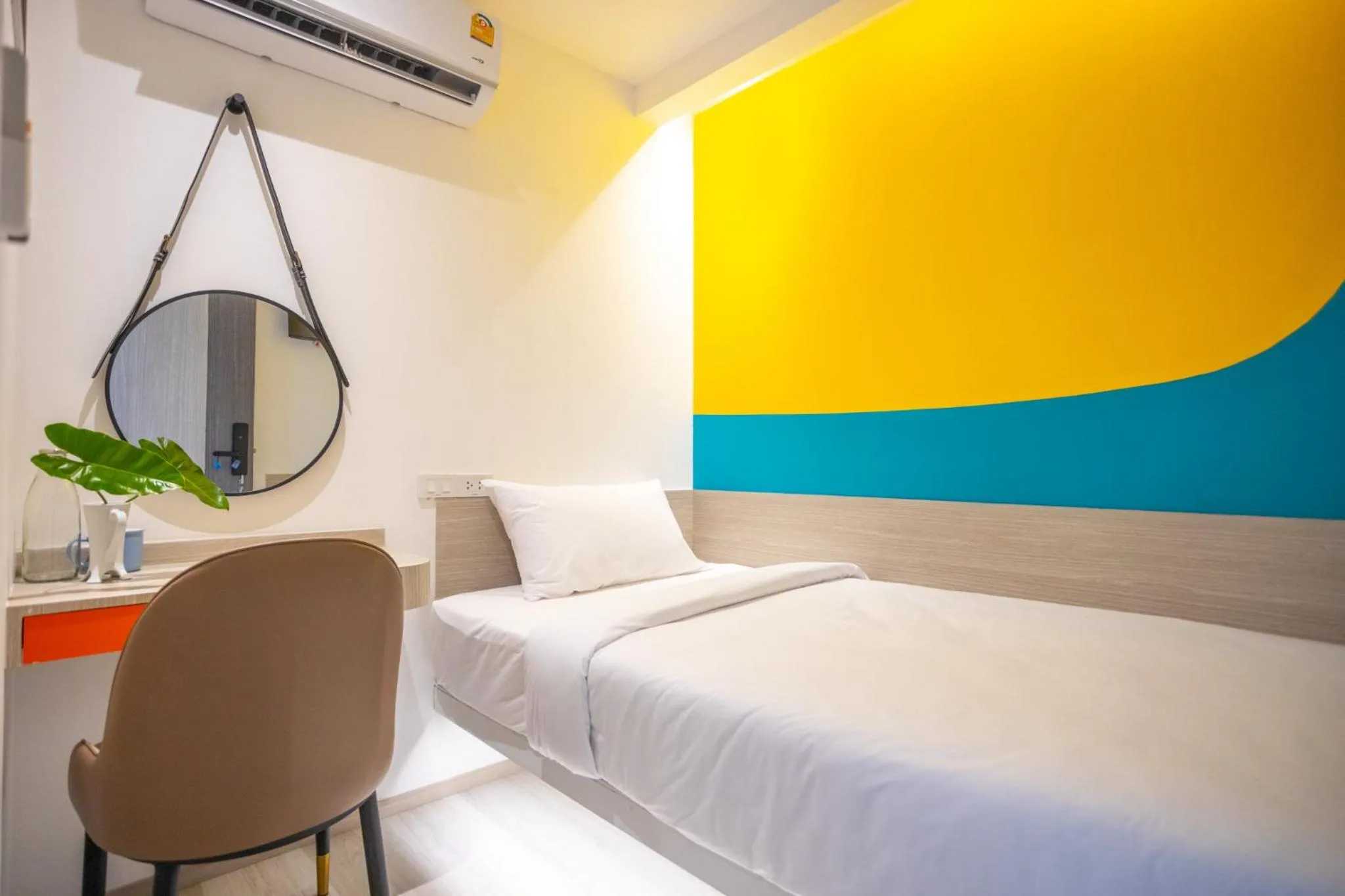 Bed in L MINITEL at Night Bazaar Chiangmai