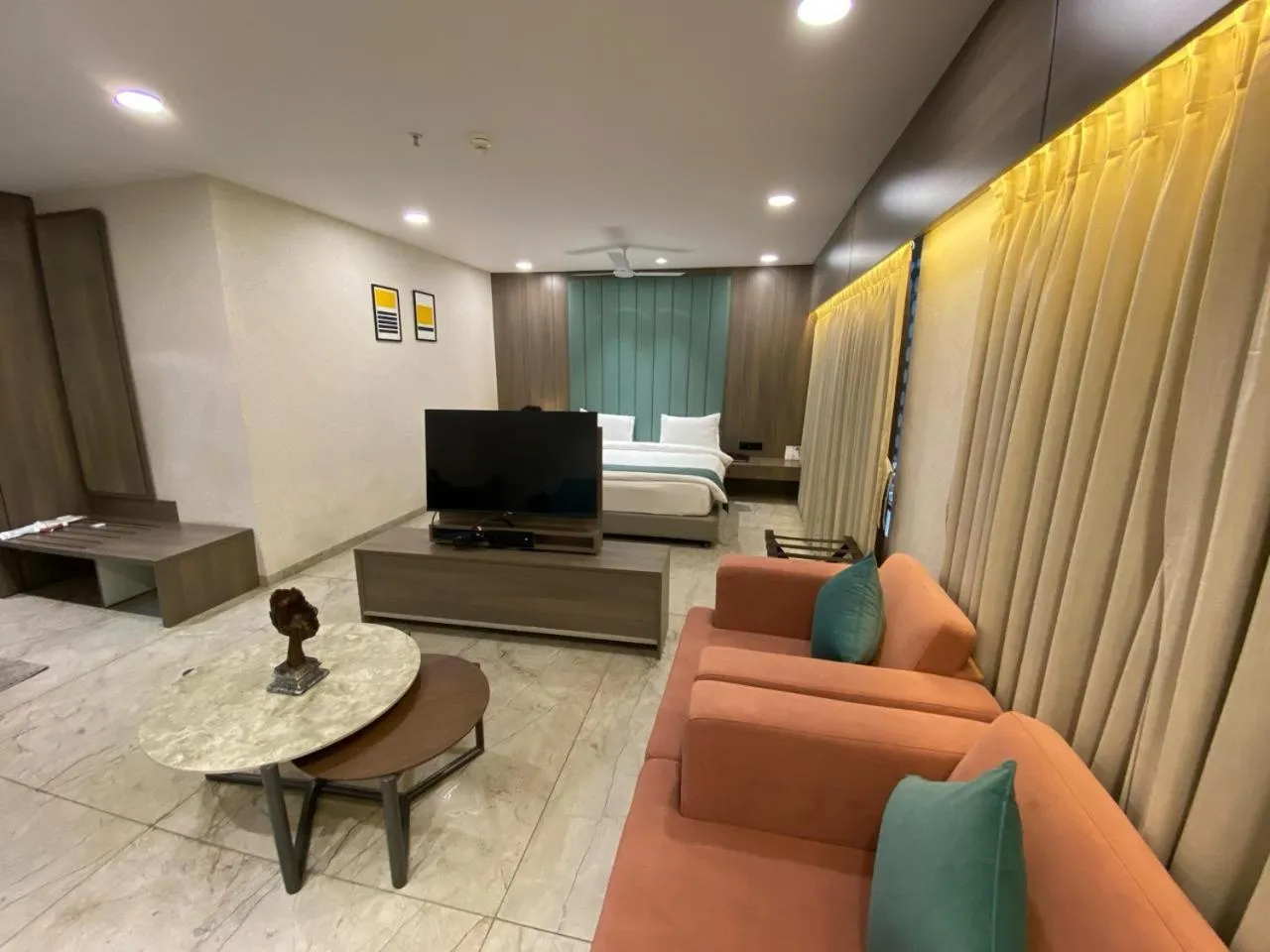 Bedroom in Lords Eco Inn Navsari