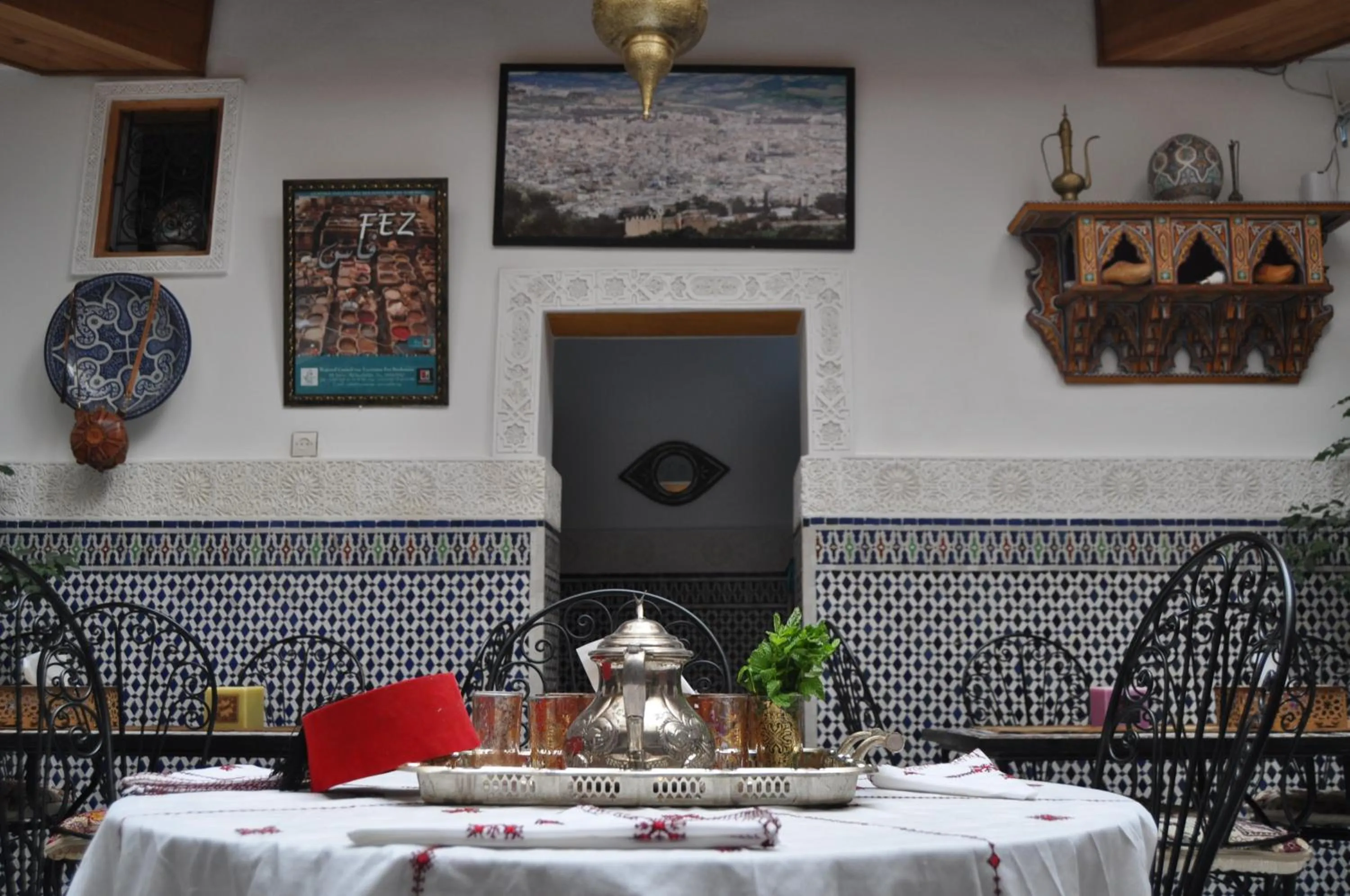 Food and drinks in Riad Tafoukt Palace