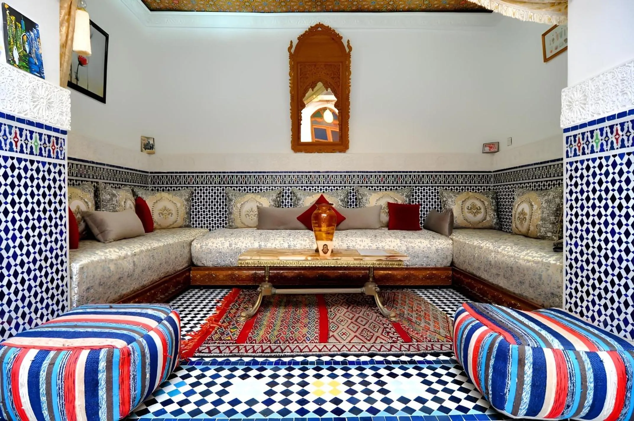 Living room in Riad Tafoukt Palace