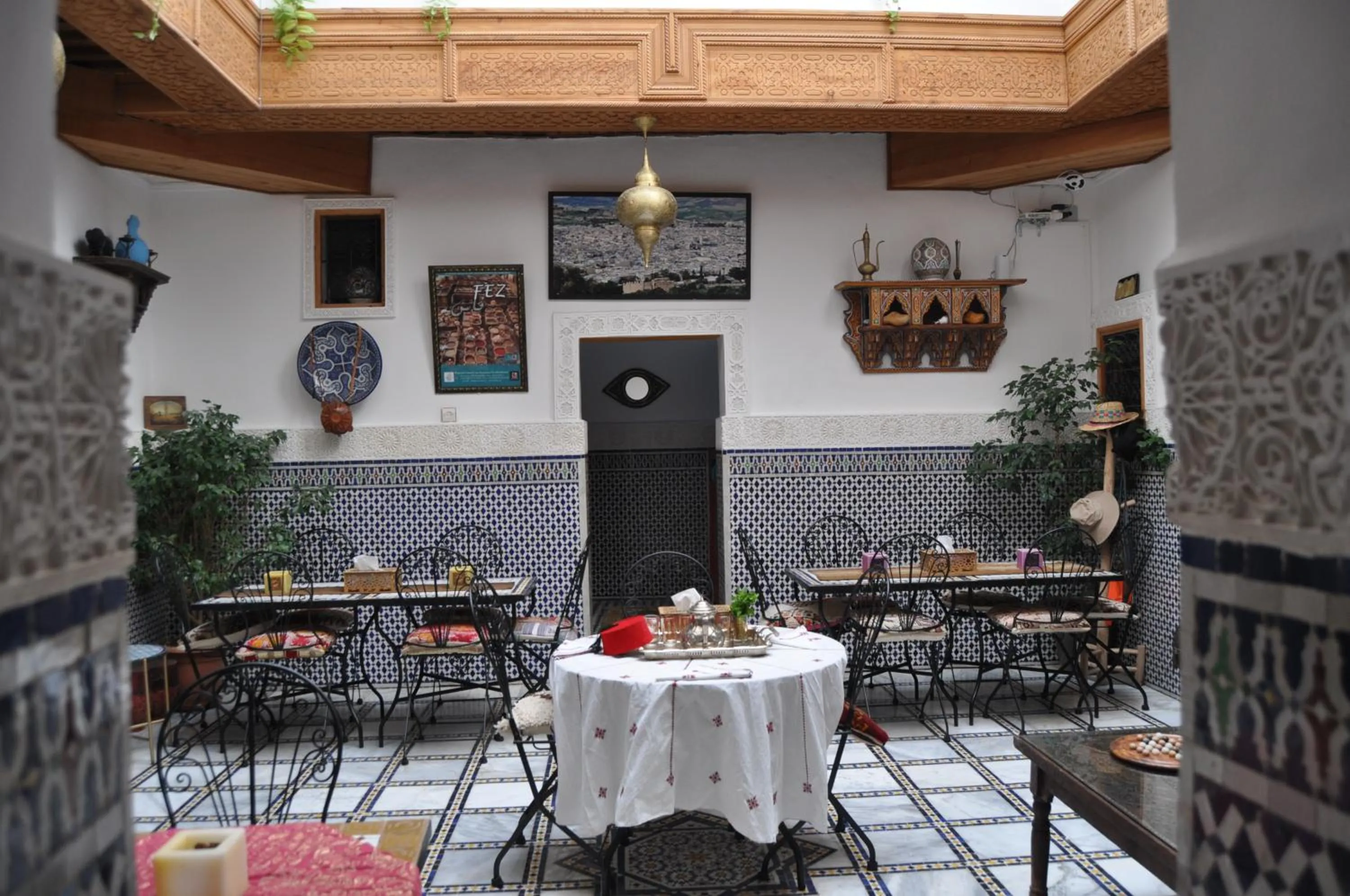 Restaurant/places to eat in Riad Tafoukt Palace