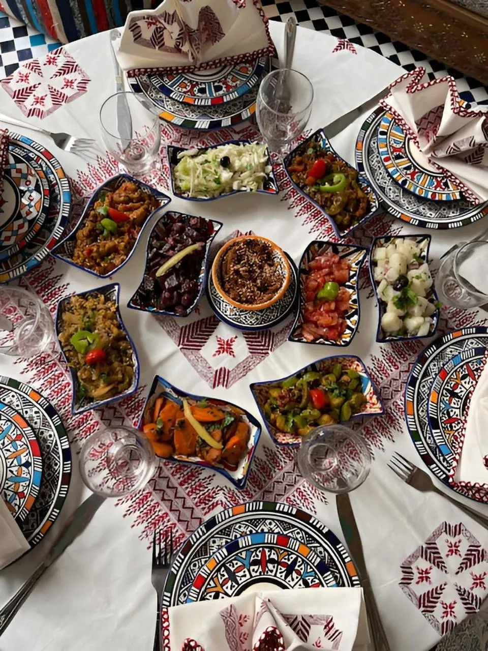 Food in Riad Tafoukt Palace