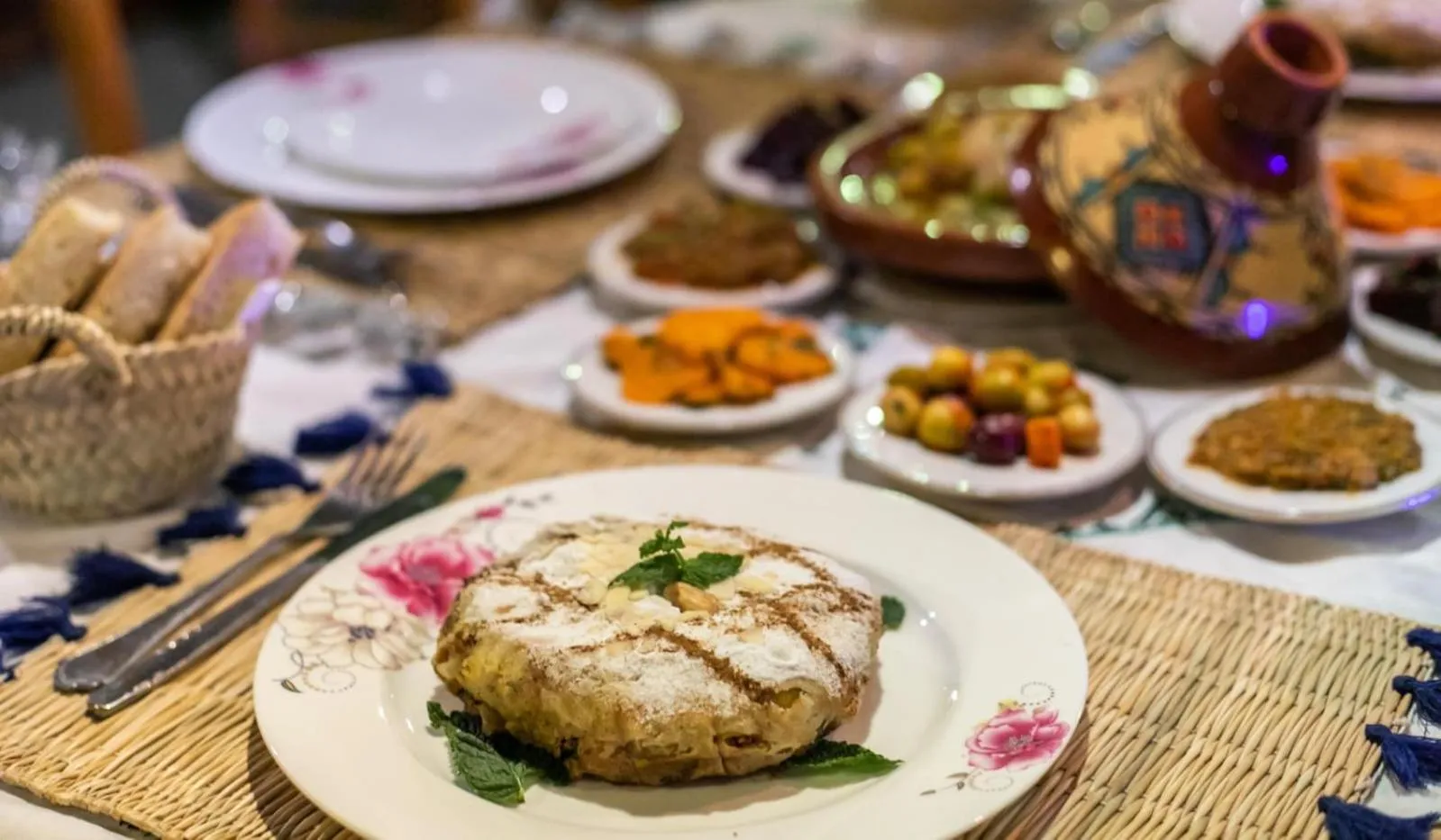 Food in Riad Tafoukt Palace