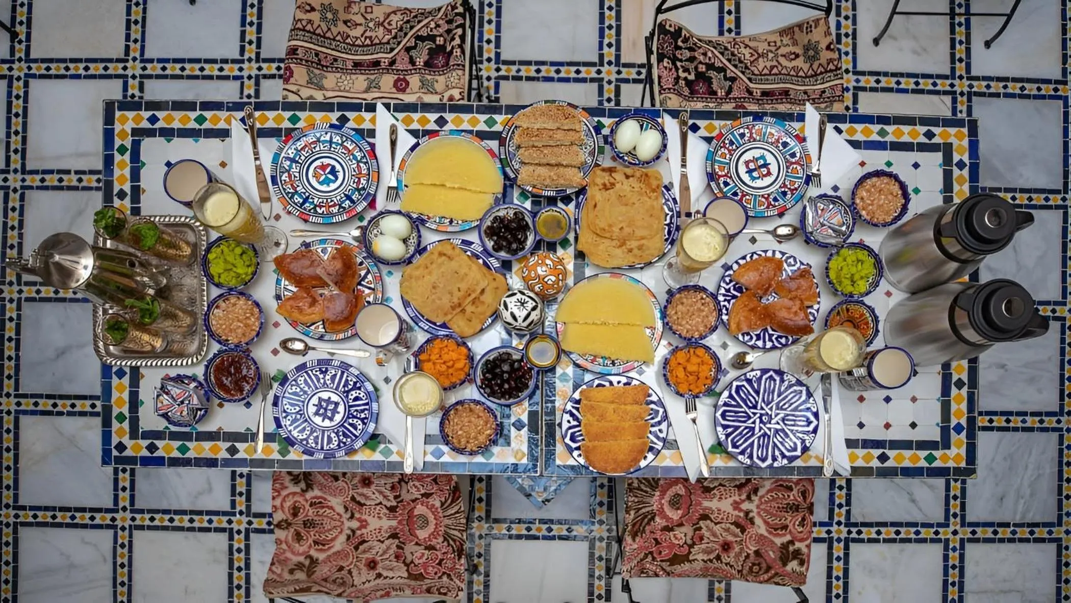 Food and drinks in Riad Tafoukt Palace