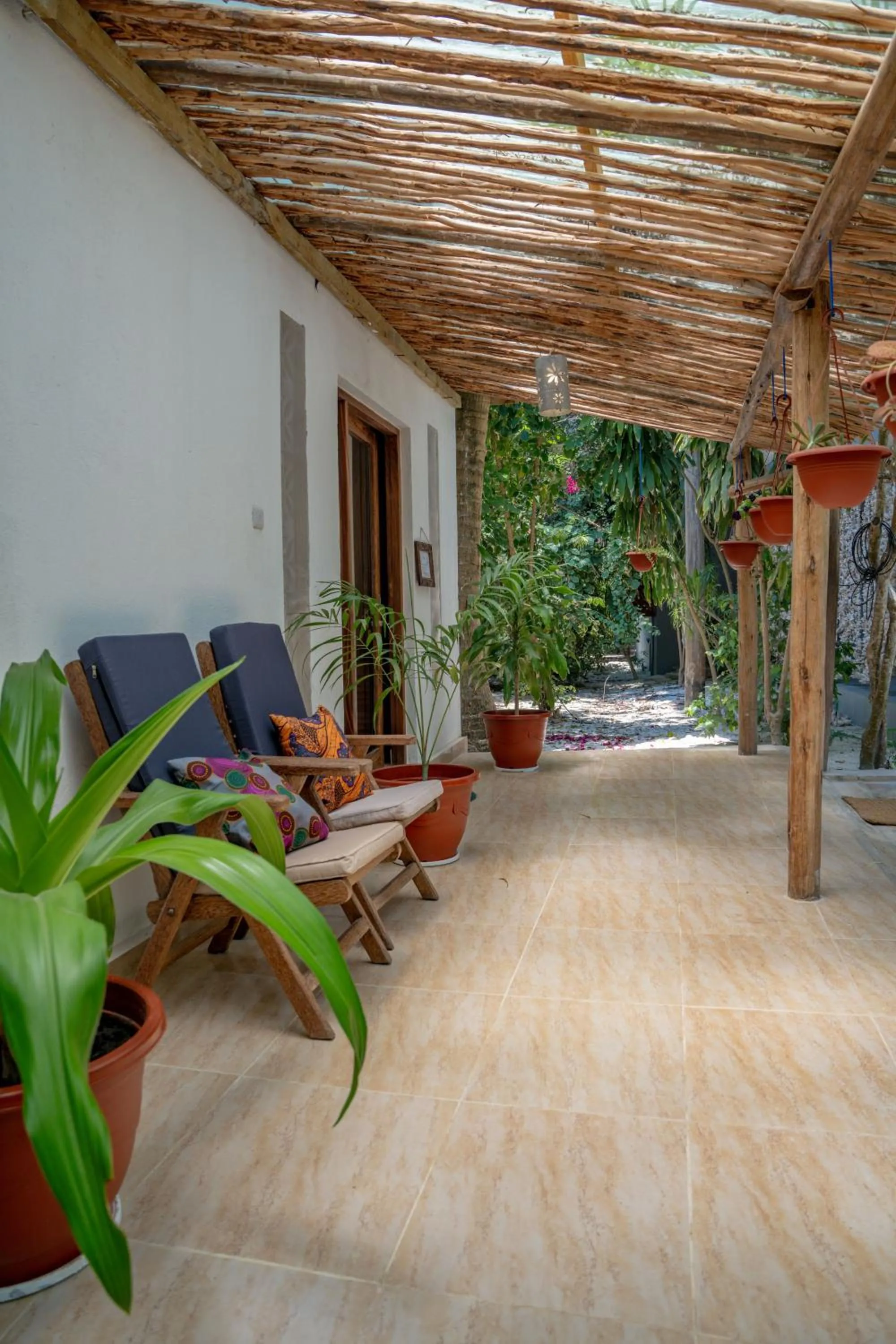 Patio in Michamvi Sunset Bay