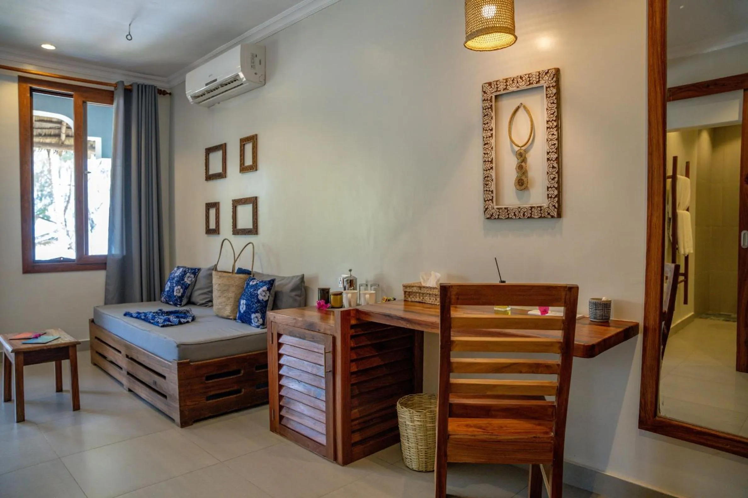 Seating area in Michamvi Sunset Bay