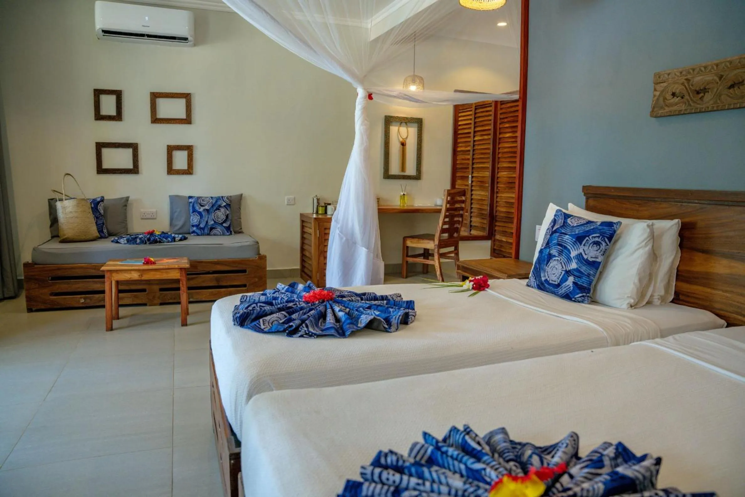 Bed in Michamvi Sunset Bay