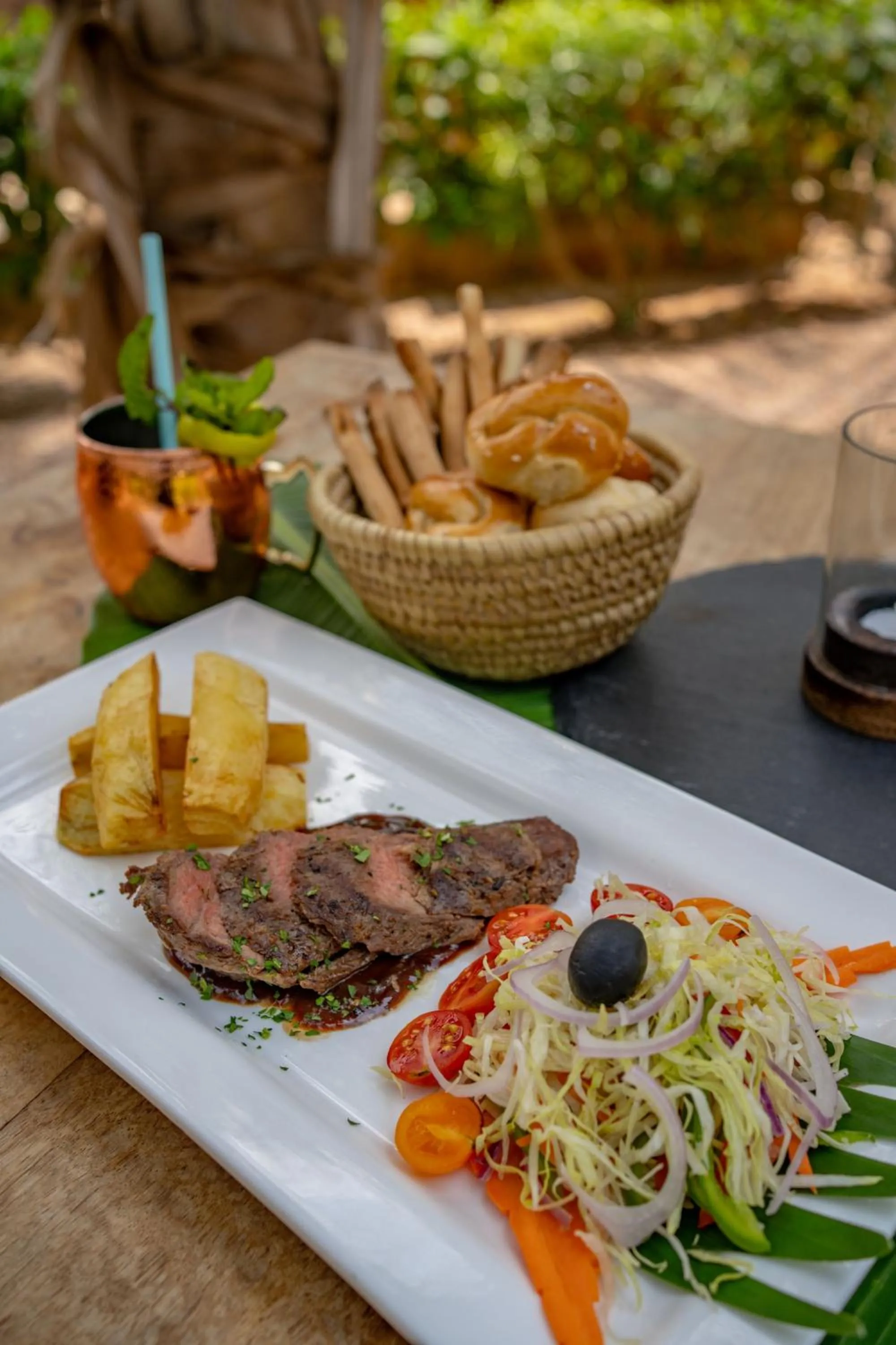 Food close-up in Michamvi Sunset Bay