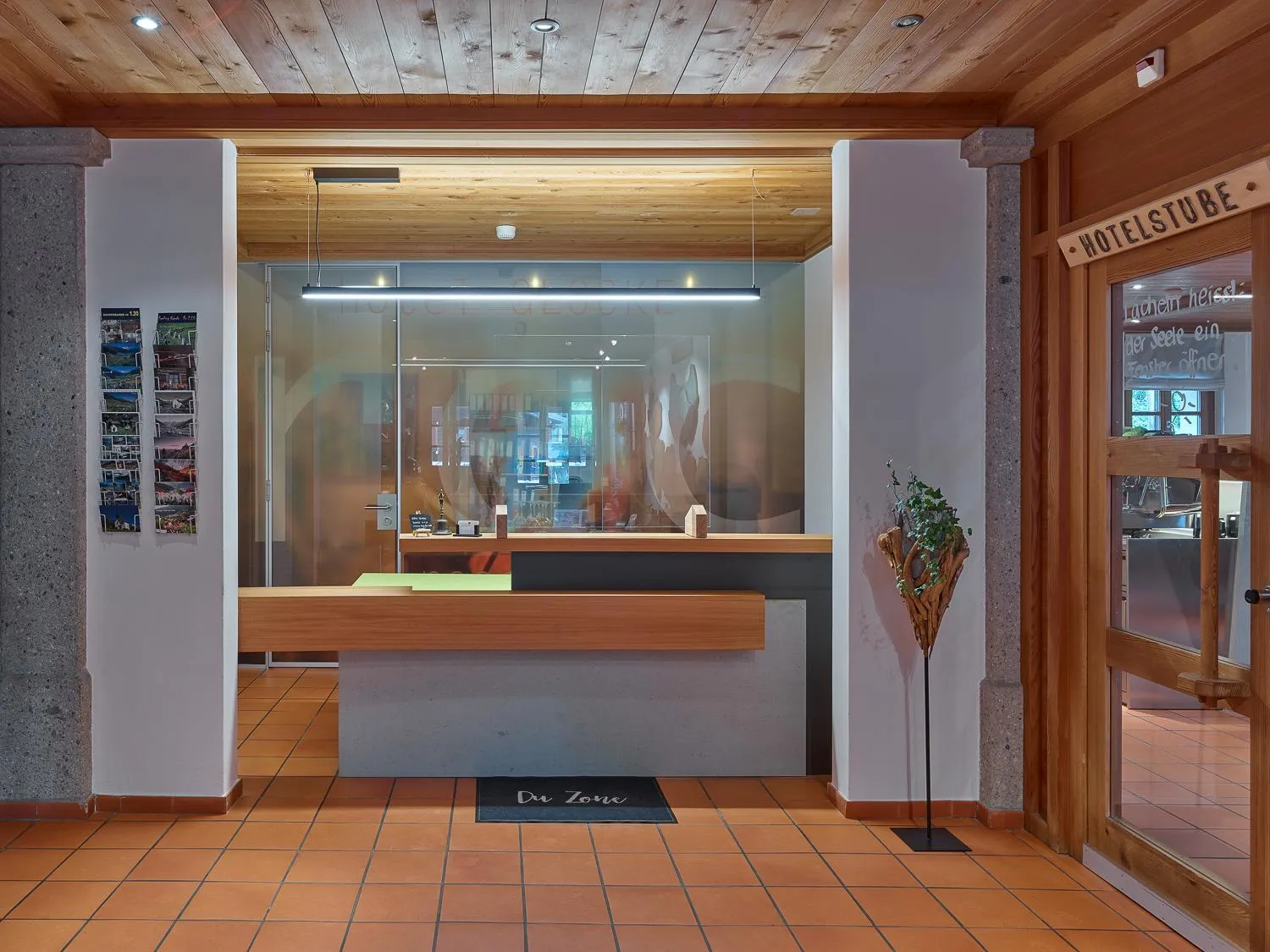 Lobby or reception in Hotel Glocke