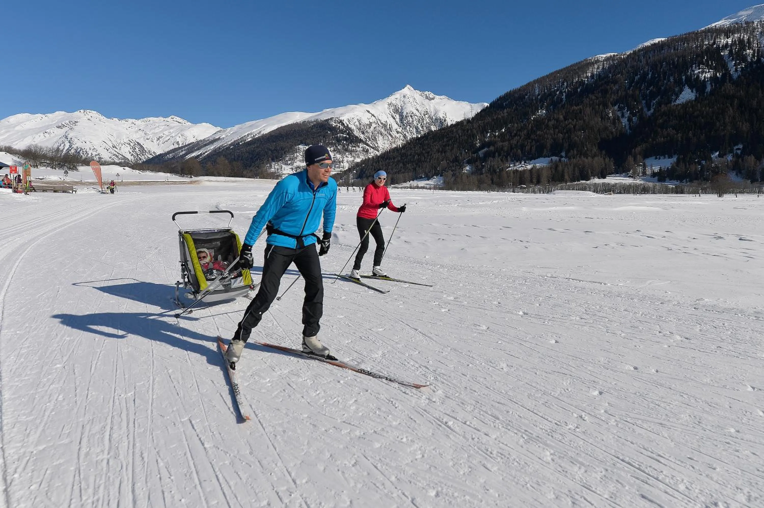 Skiing in Hotel Glocke