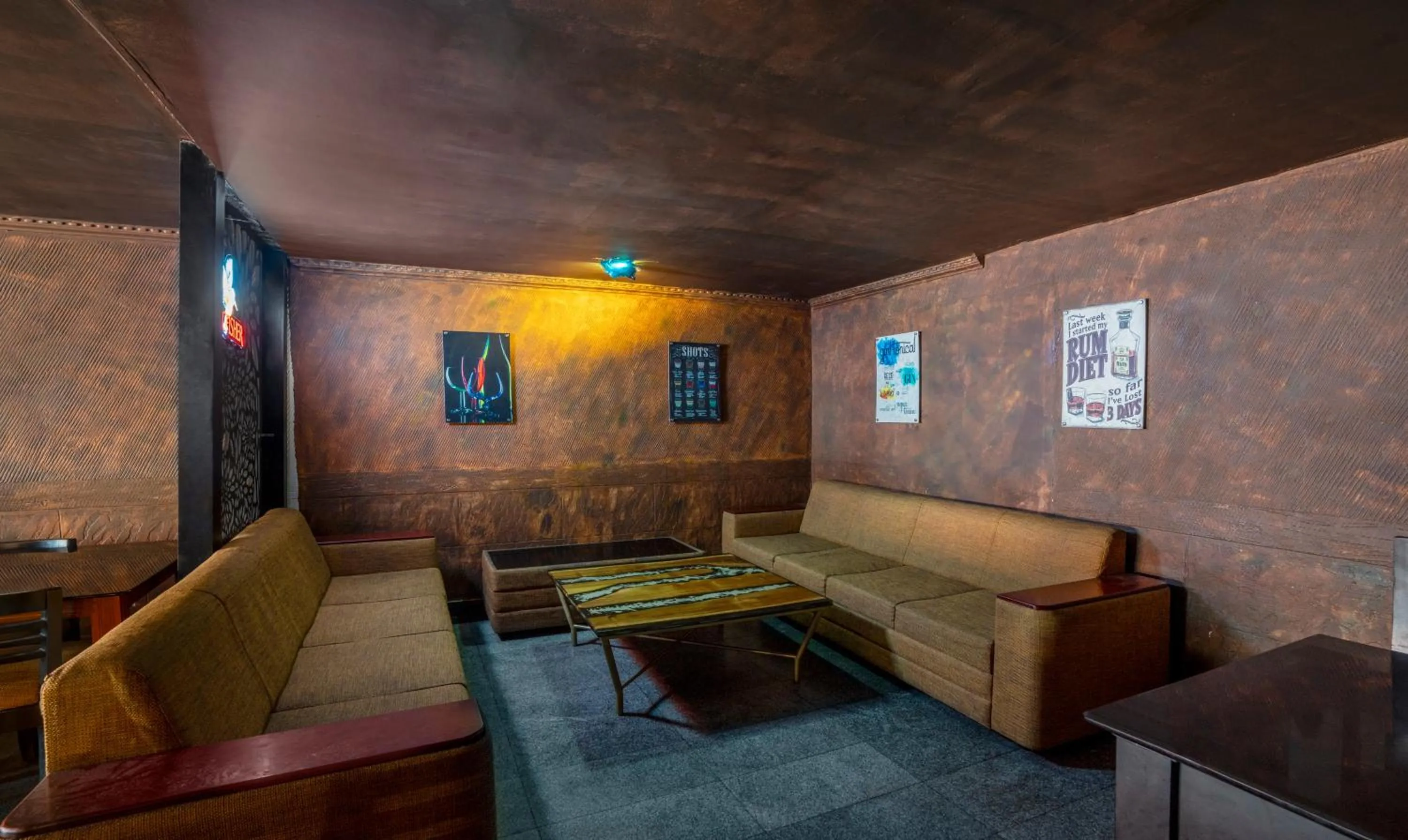 Seating area in Treebo Seagate