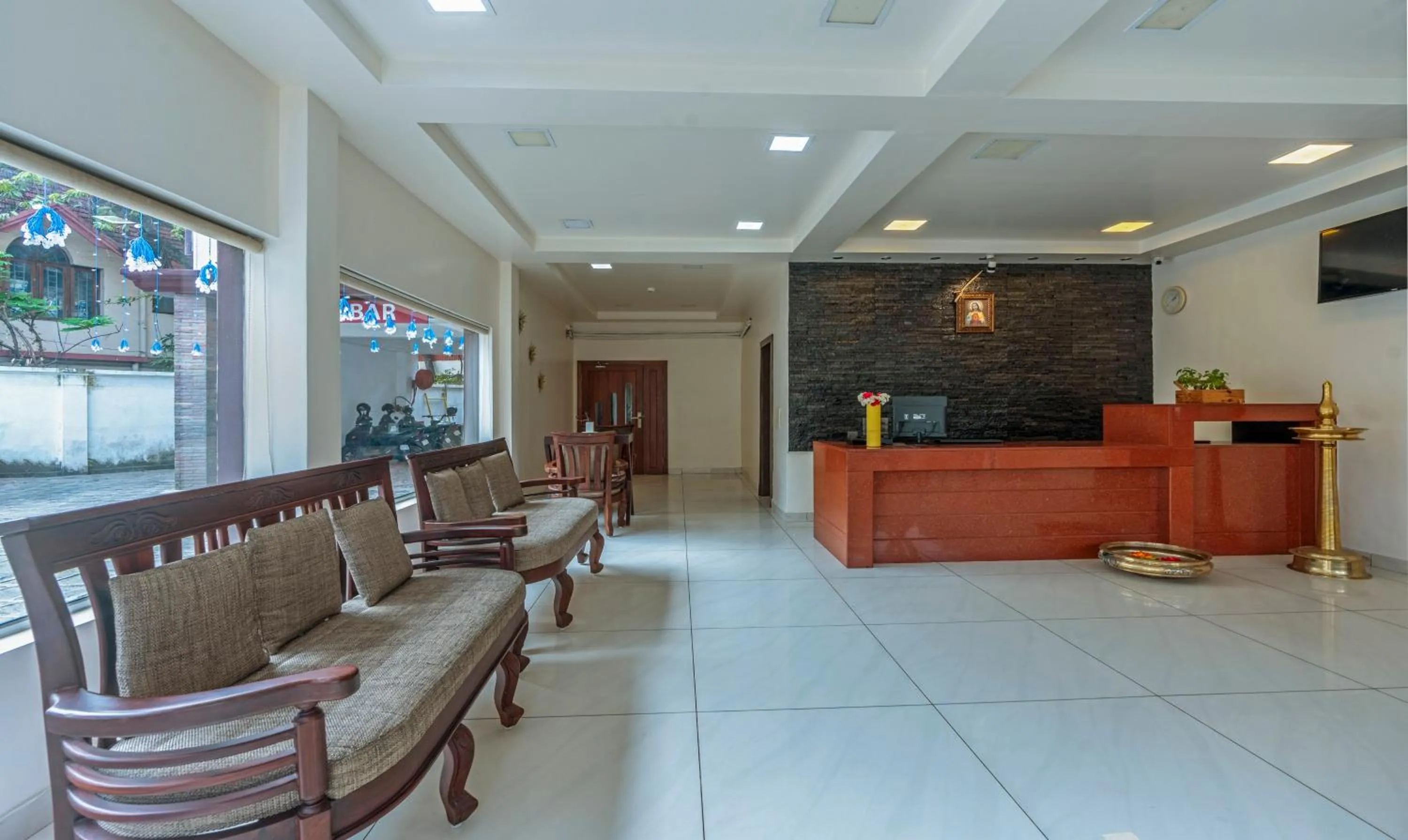 Lobby or reception in Treebo Seagate