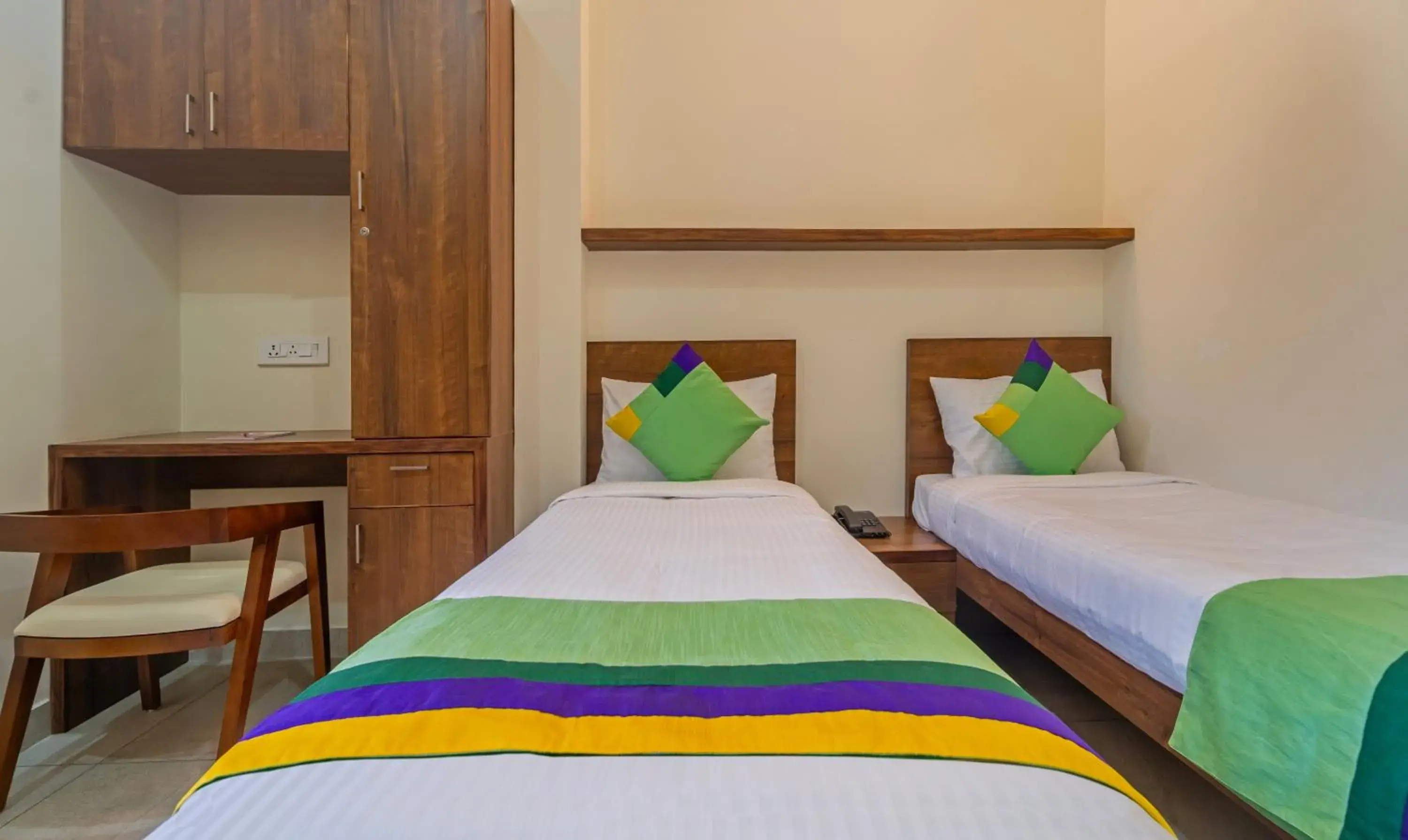 Bedroom, Bed in Itsy Hotels Avani Stays, Vyttila, Kochi Bedroom, Bed in Itsy Hotels Avani Stays, Vyttila, Kochi