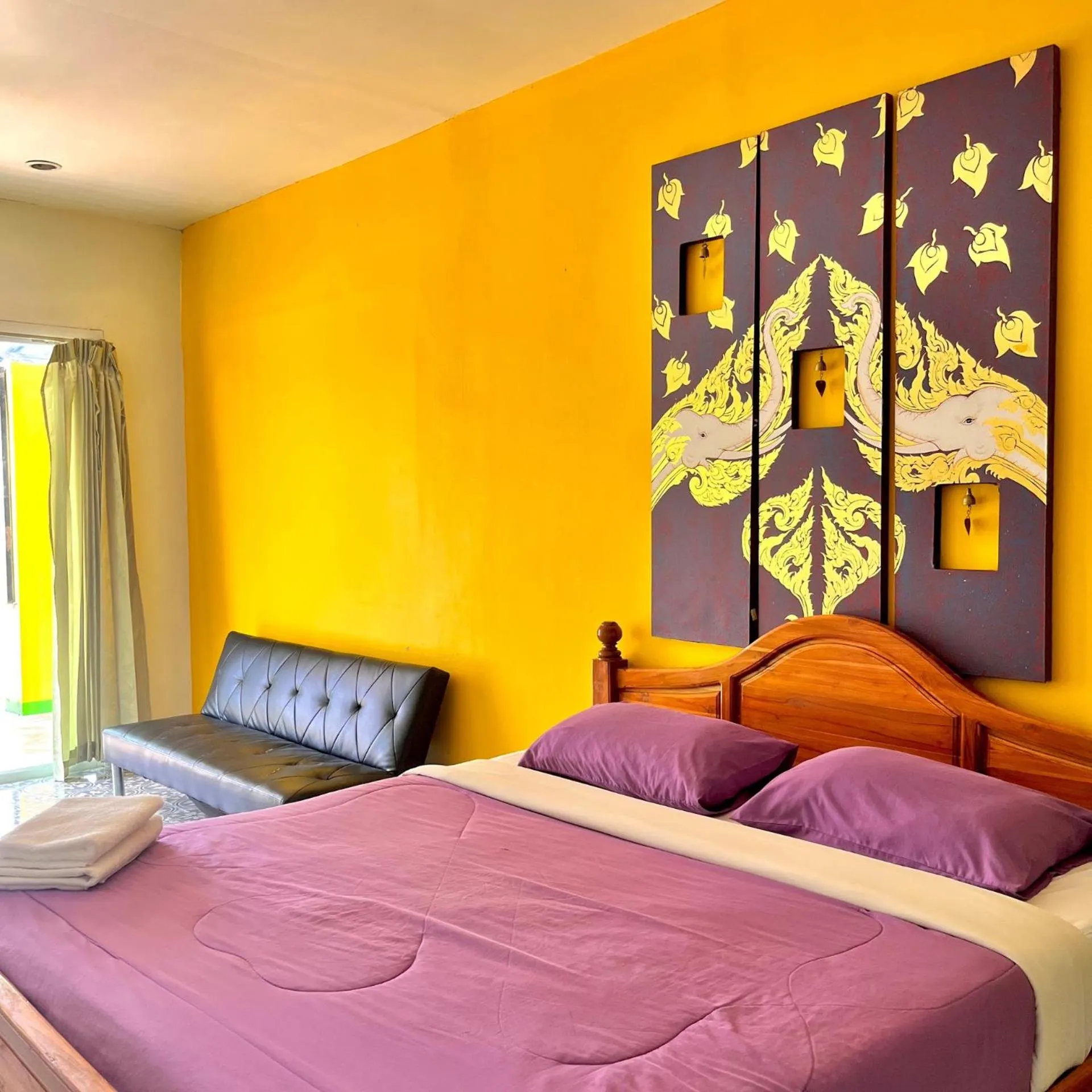 Bed in บ้านพักสิริ มุกดาหาร (Baan Siri Mukdahan)