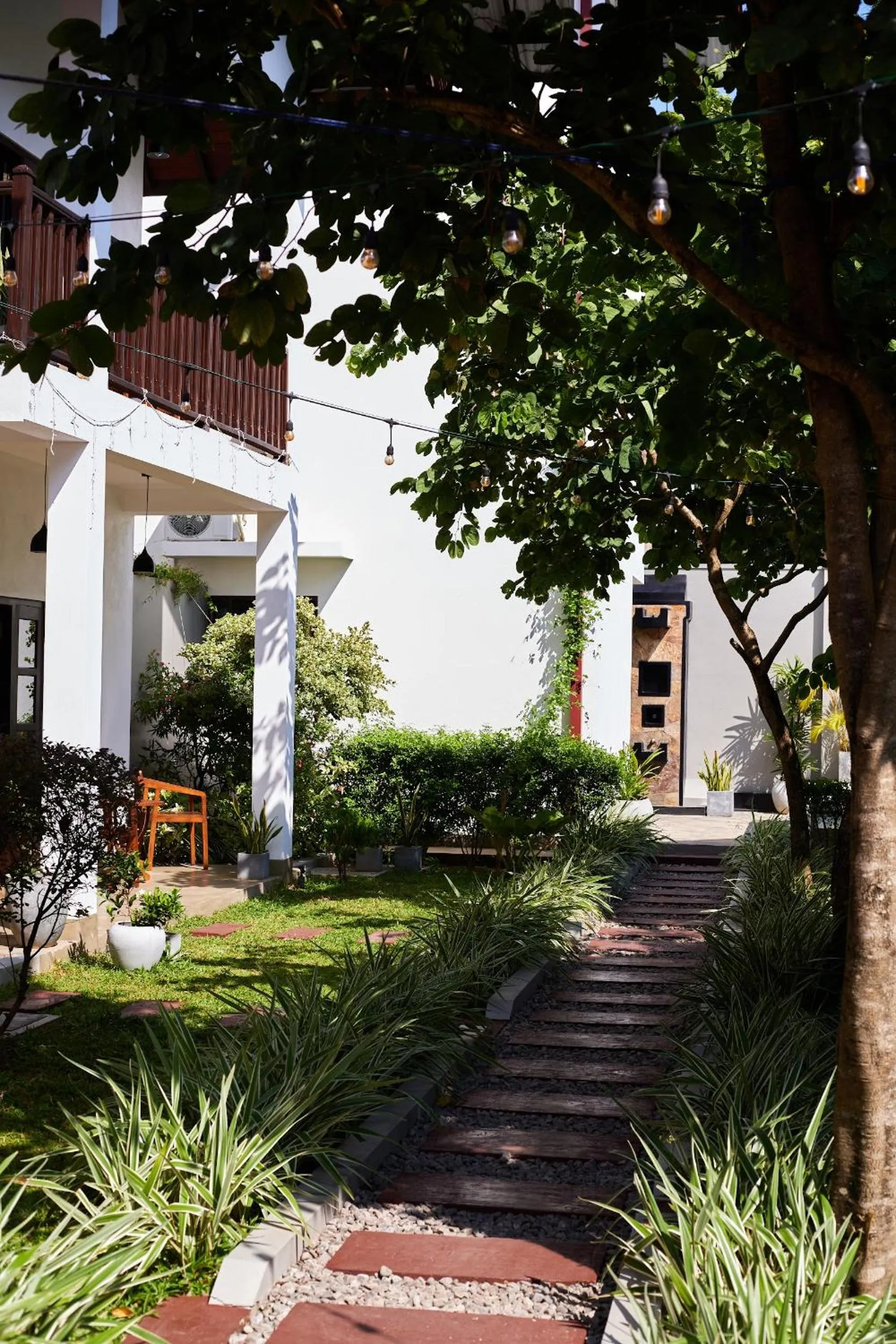 Garden view in Lum Residence