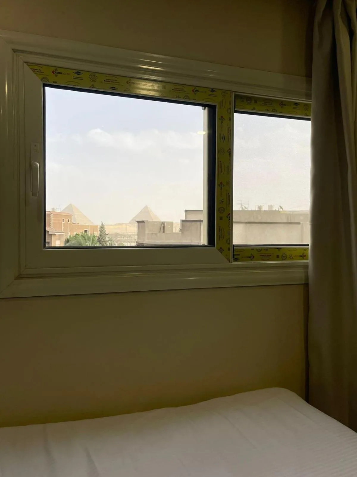 Bed in Grand Museum Pyramids View Hotel