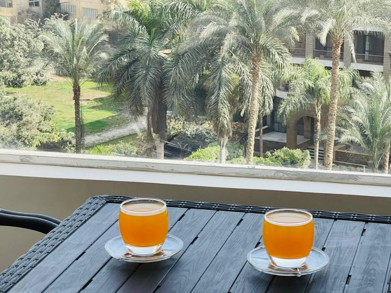 Patio in Grand Museum Pyramids View Hotel