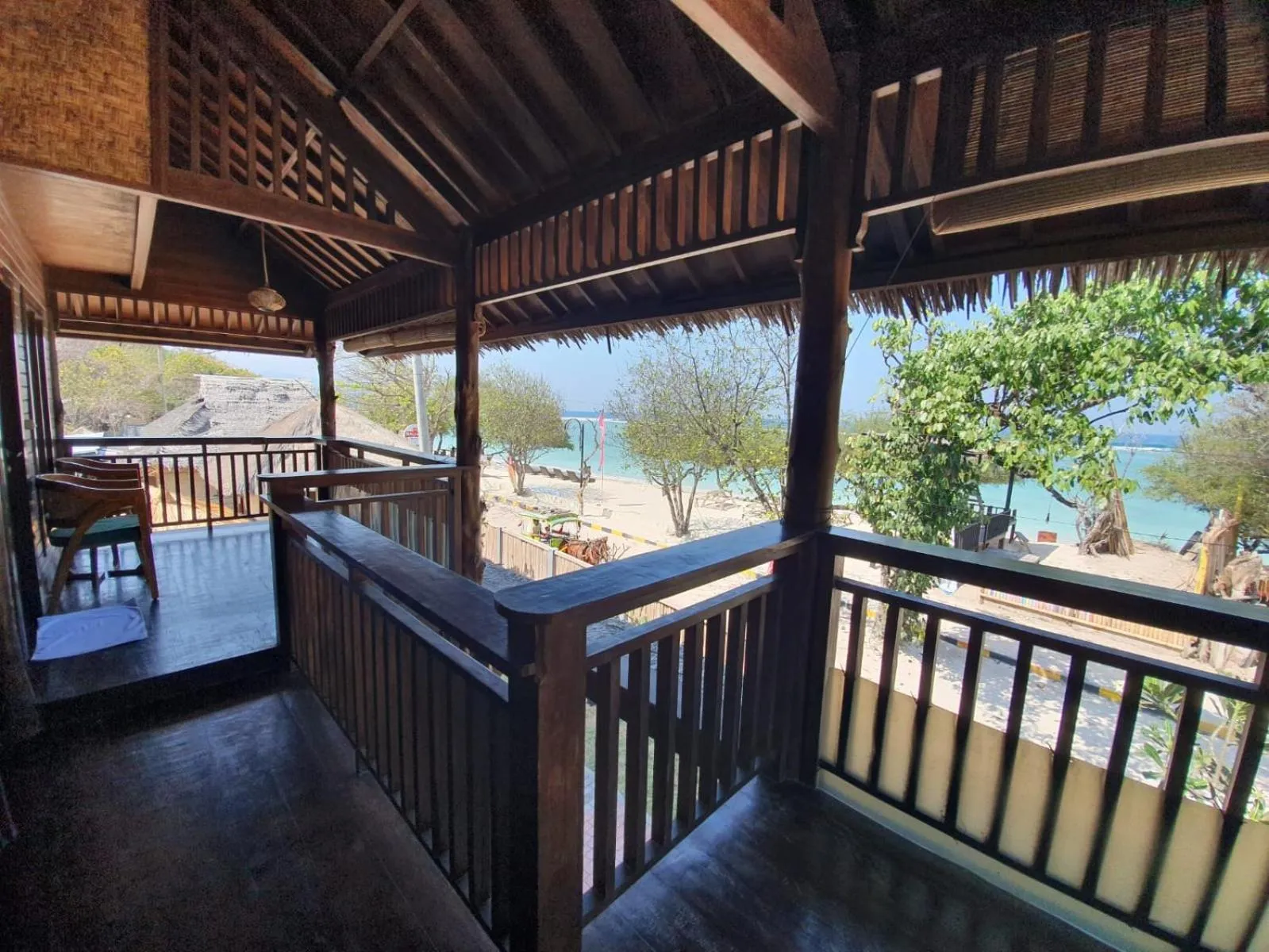 Balcony/Terrace in Q'Pelagos Sunset Bungalow