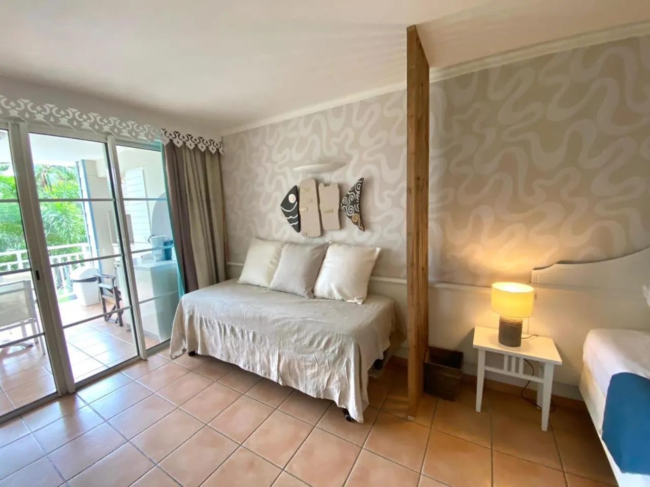 Bedroom, Bed in Studio de rêve dans un village de vacances - Entièrement rénové 2025 - Clim rénovée 2025