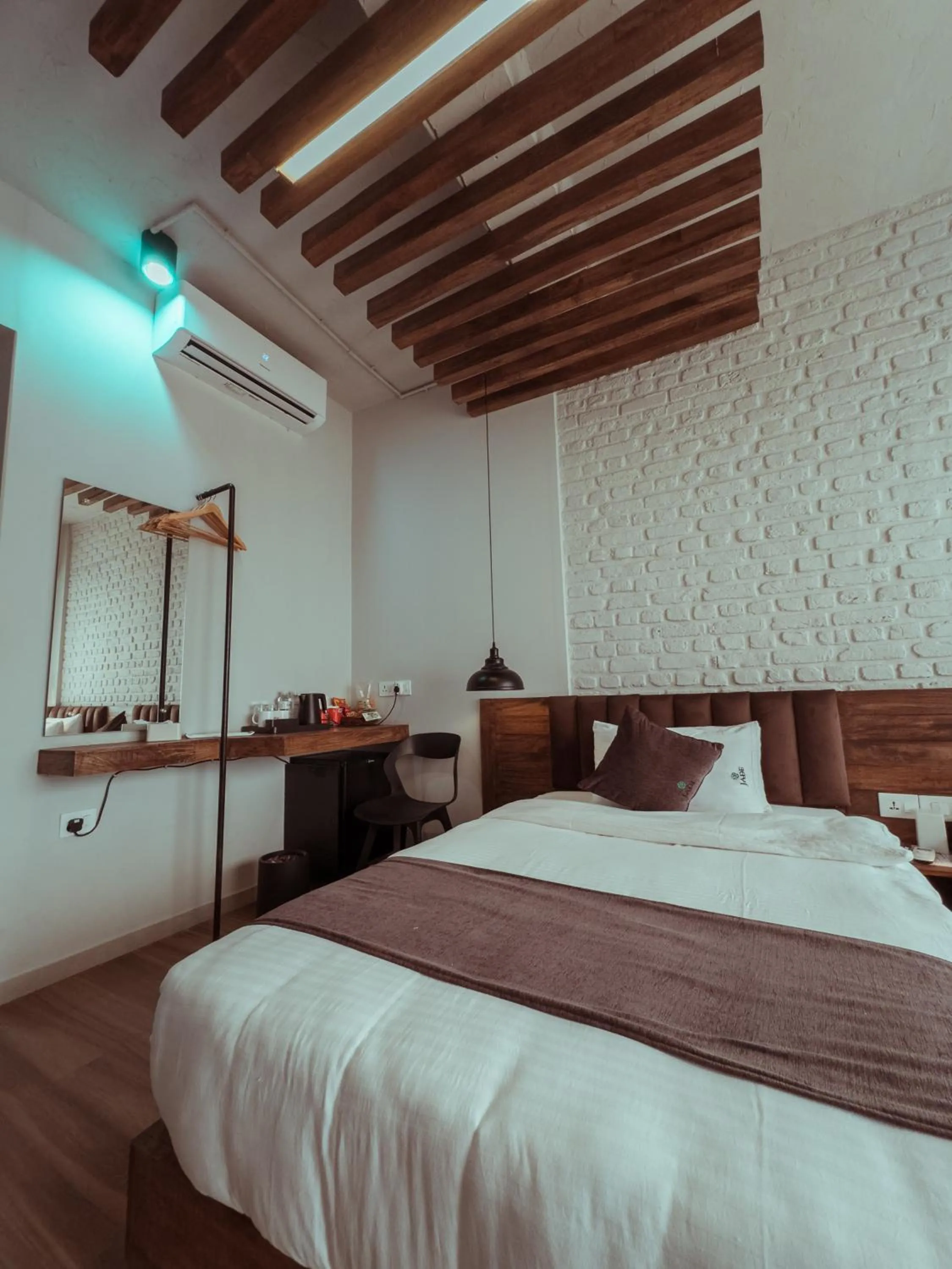 Bed in Jade City Hotel