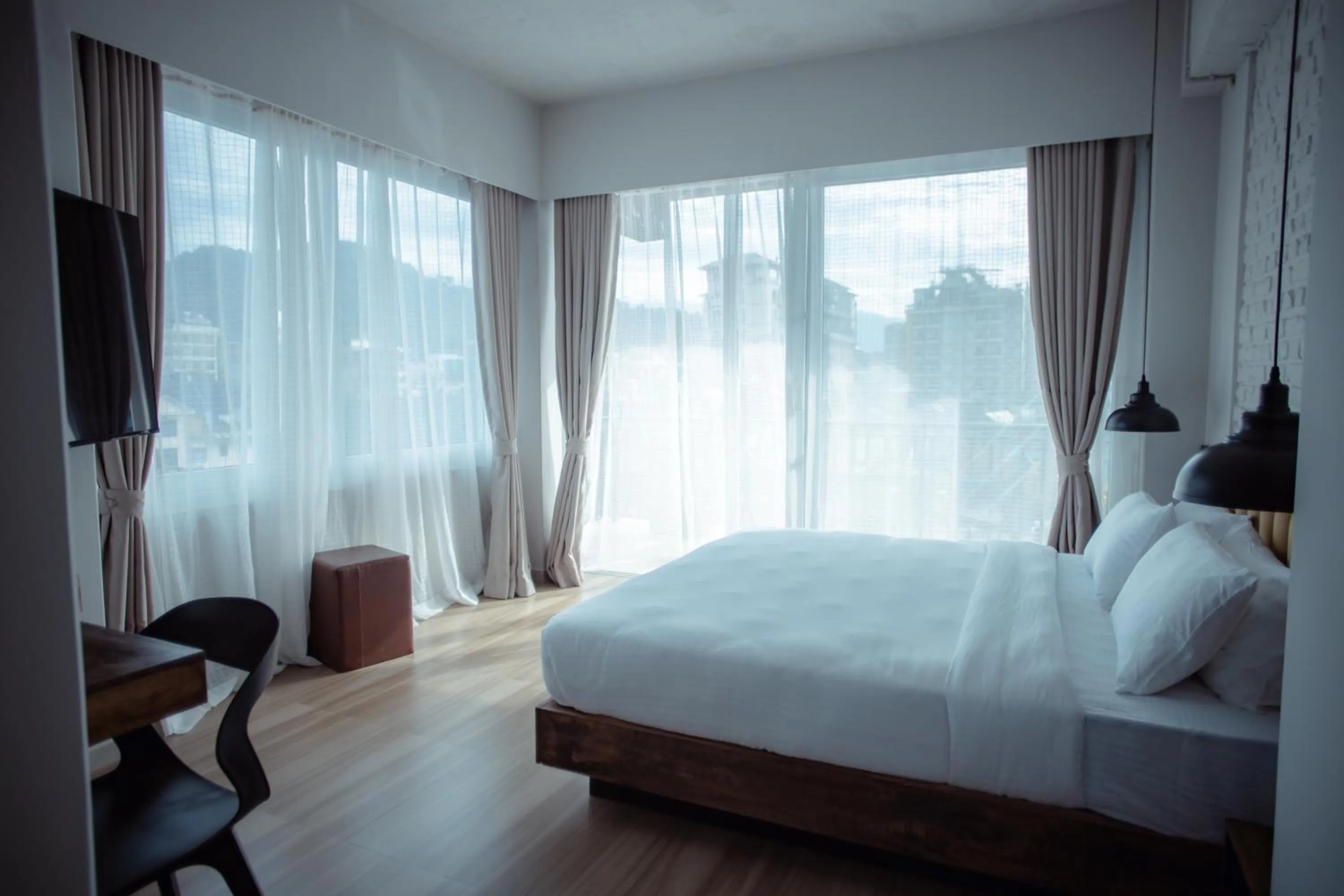 Bed in Jade City Hotel