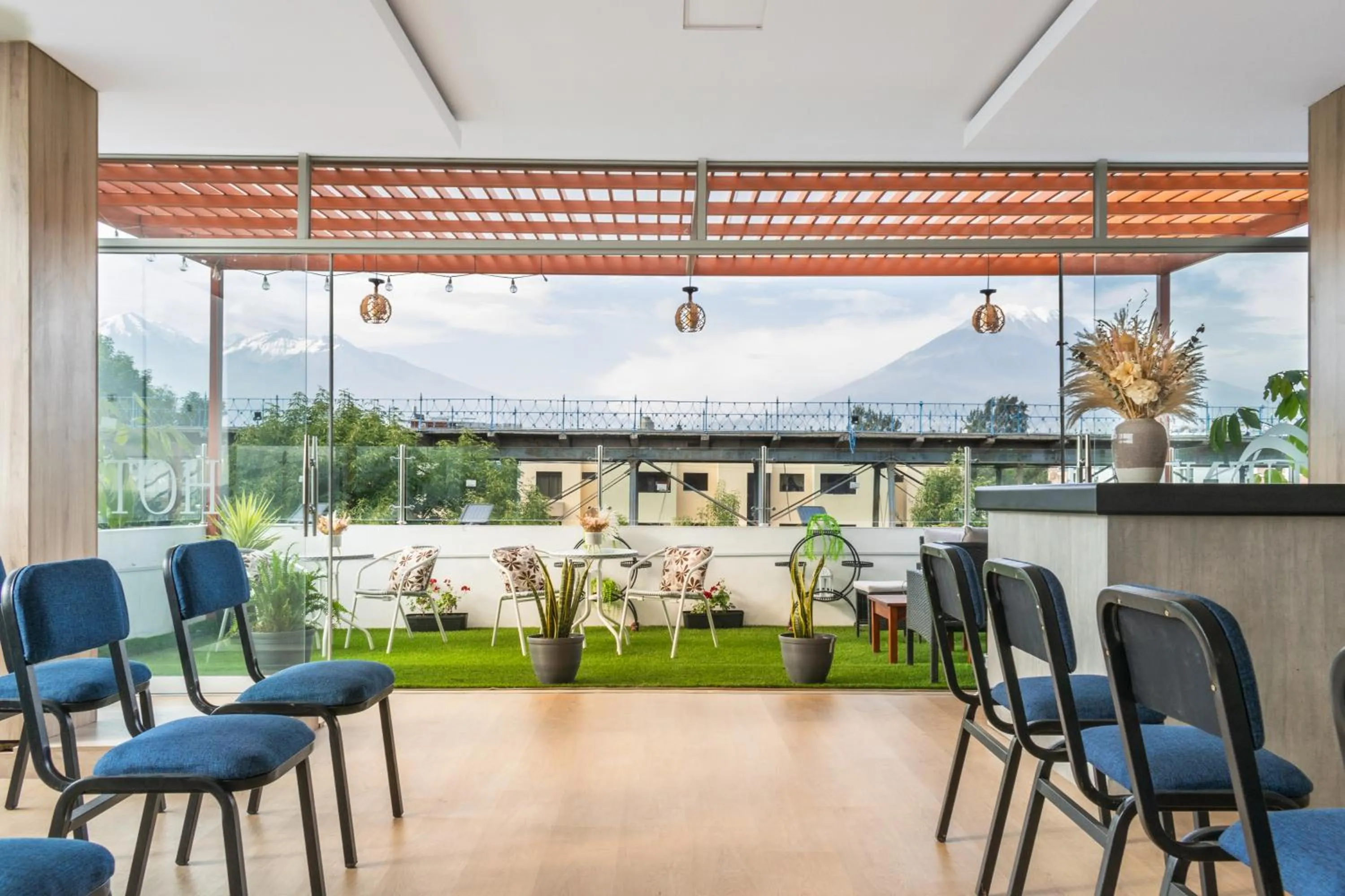 Balcony/Terrace in El puente Hotel Boutique