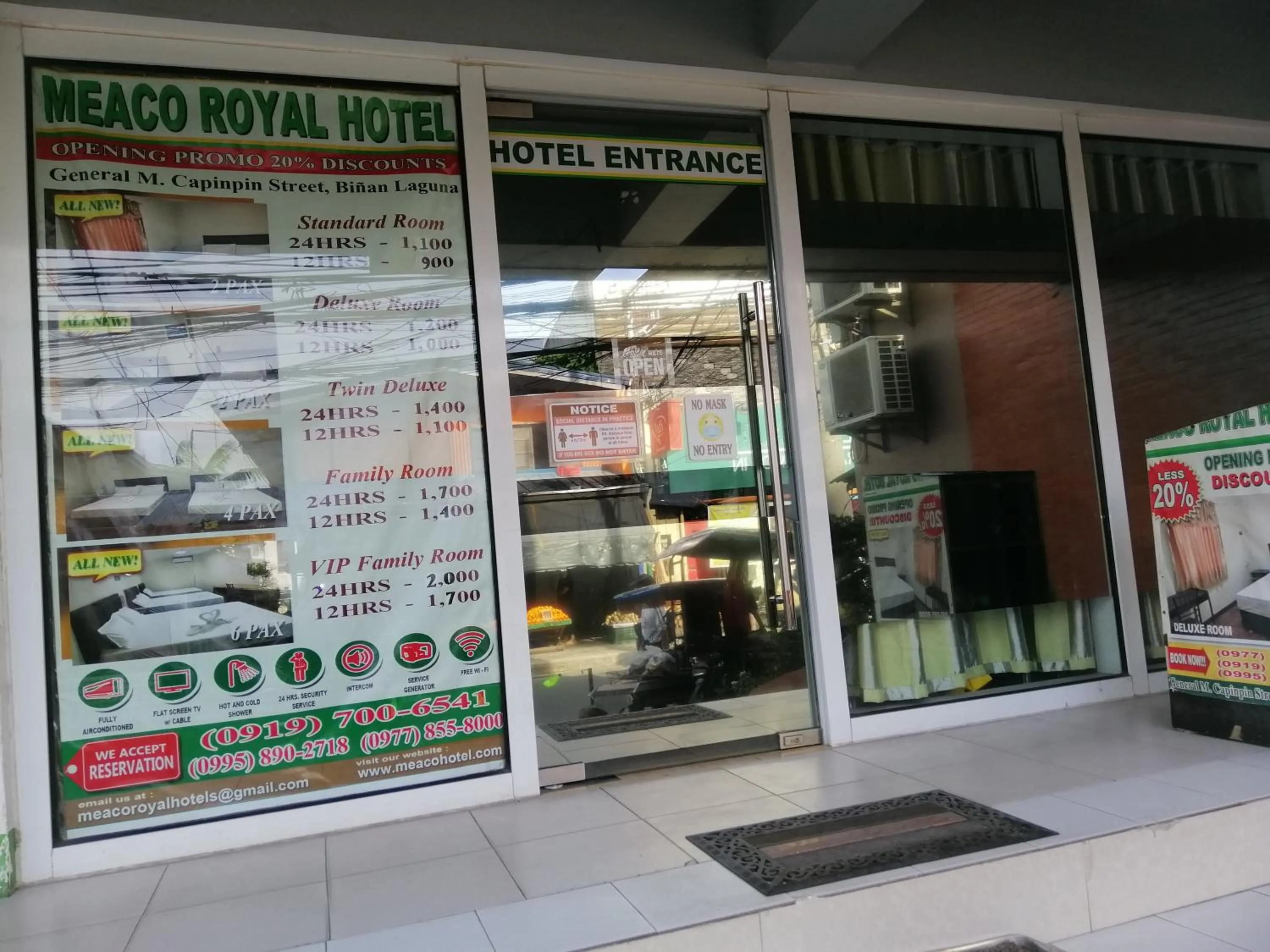 Facade/entrance in Meaco Royal Hotel - Biñan Laguna
