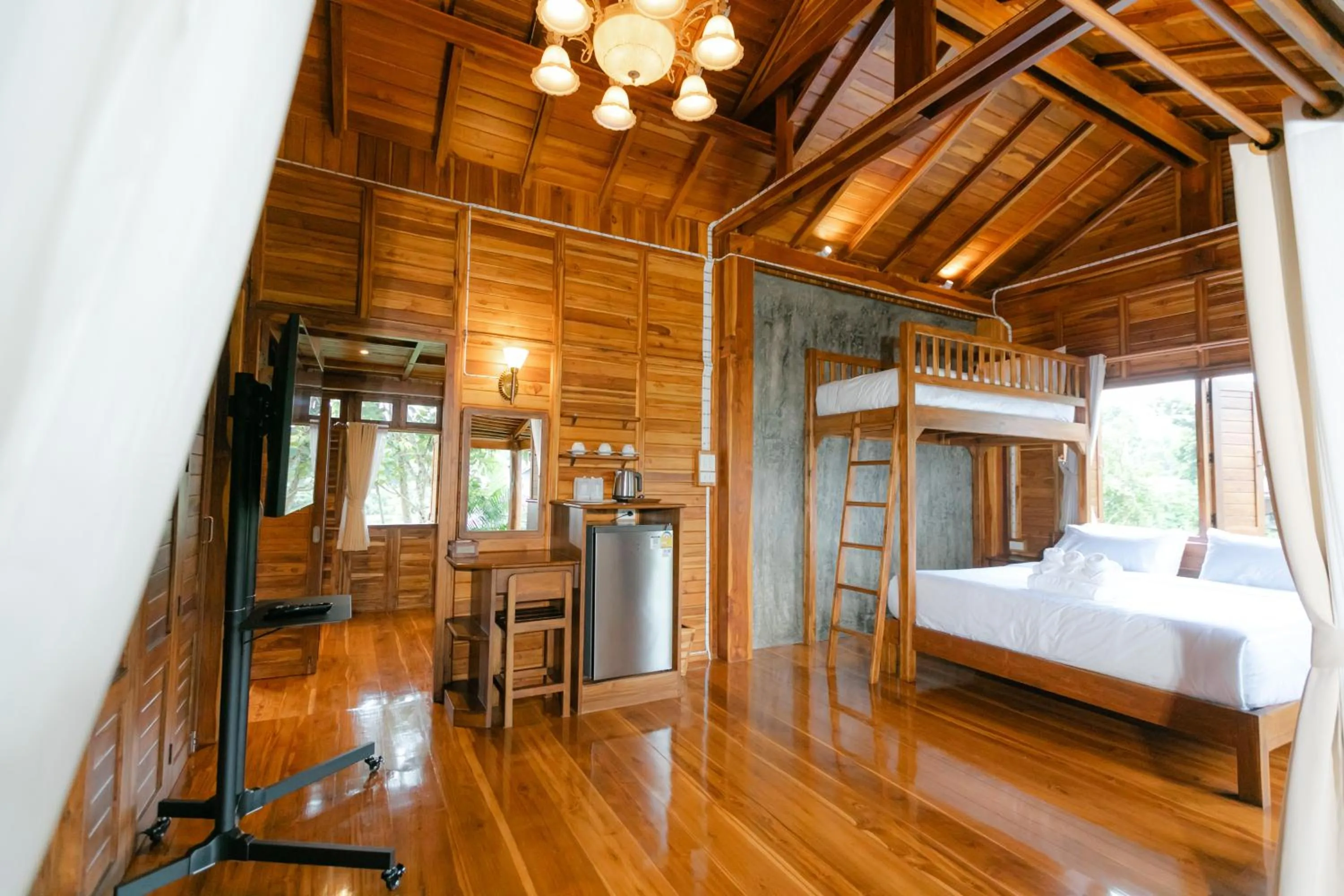 Bed in Saksila Resort