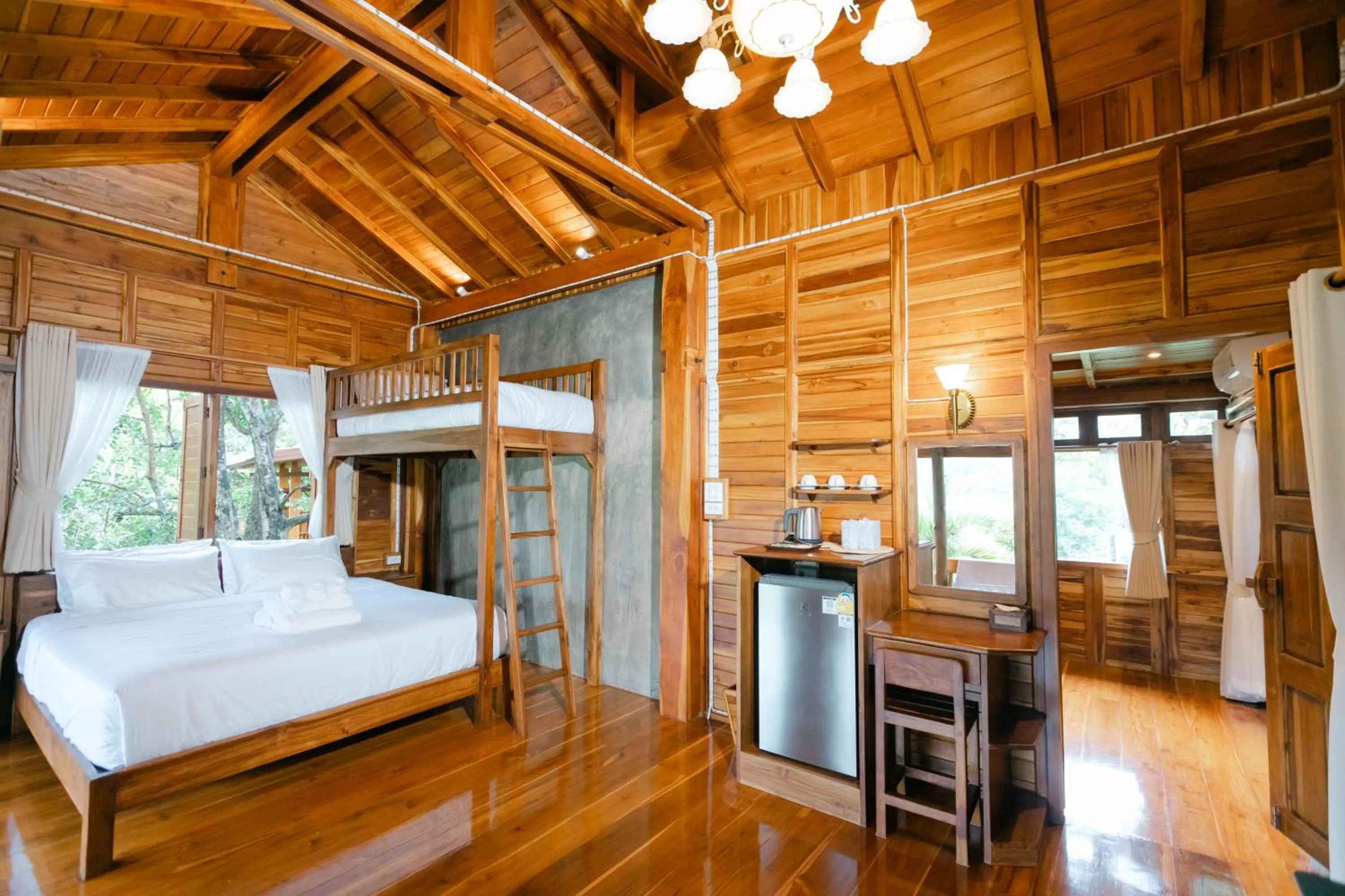 Bed in Saksila Resort