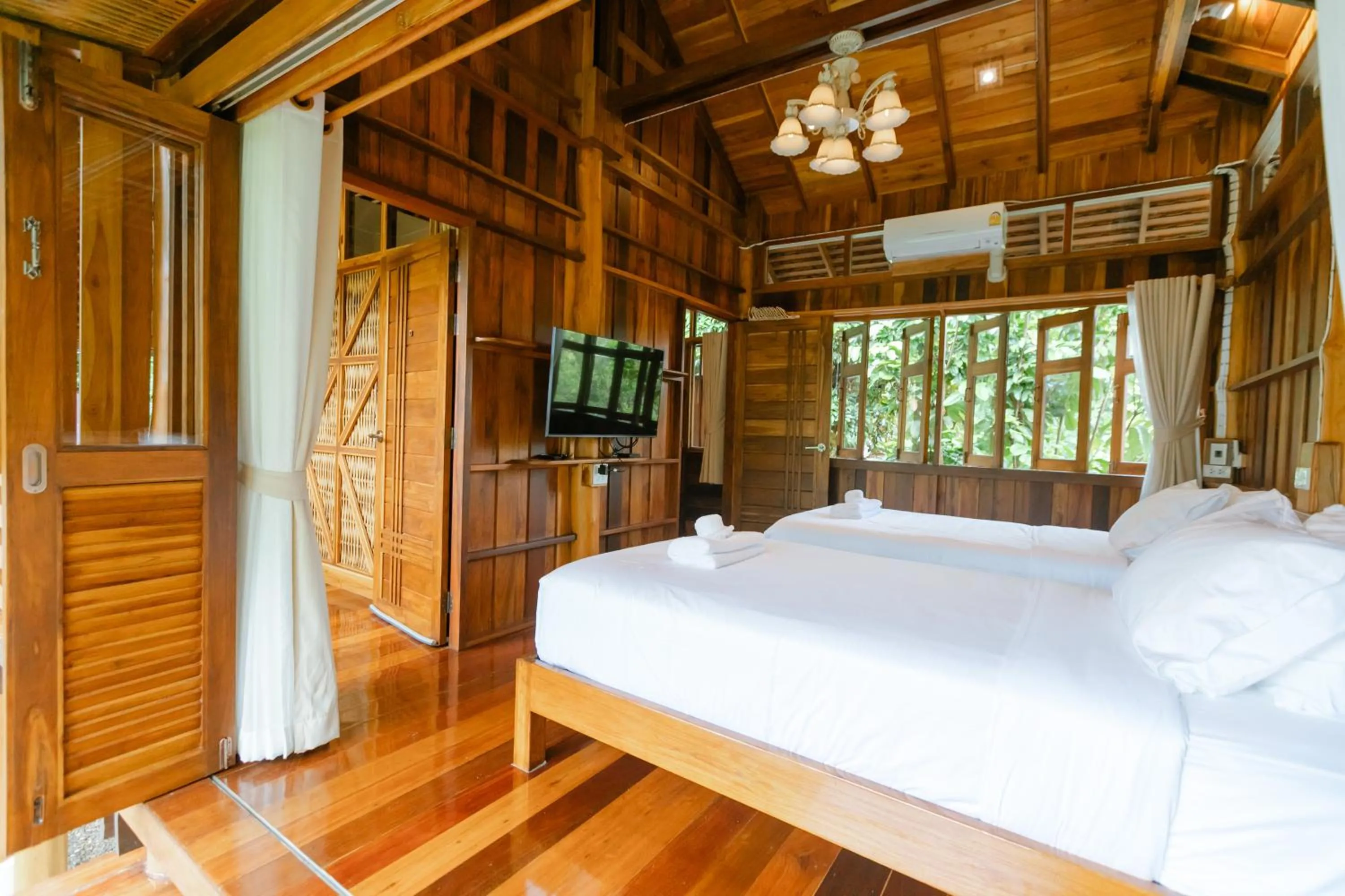 Bed in Saksila Resort