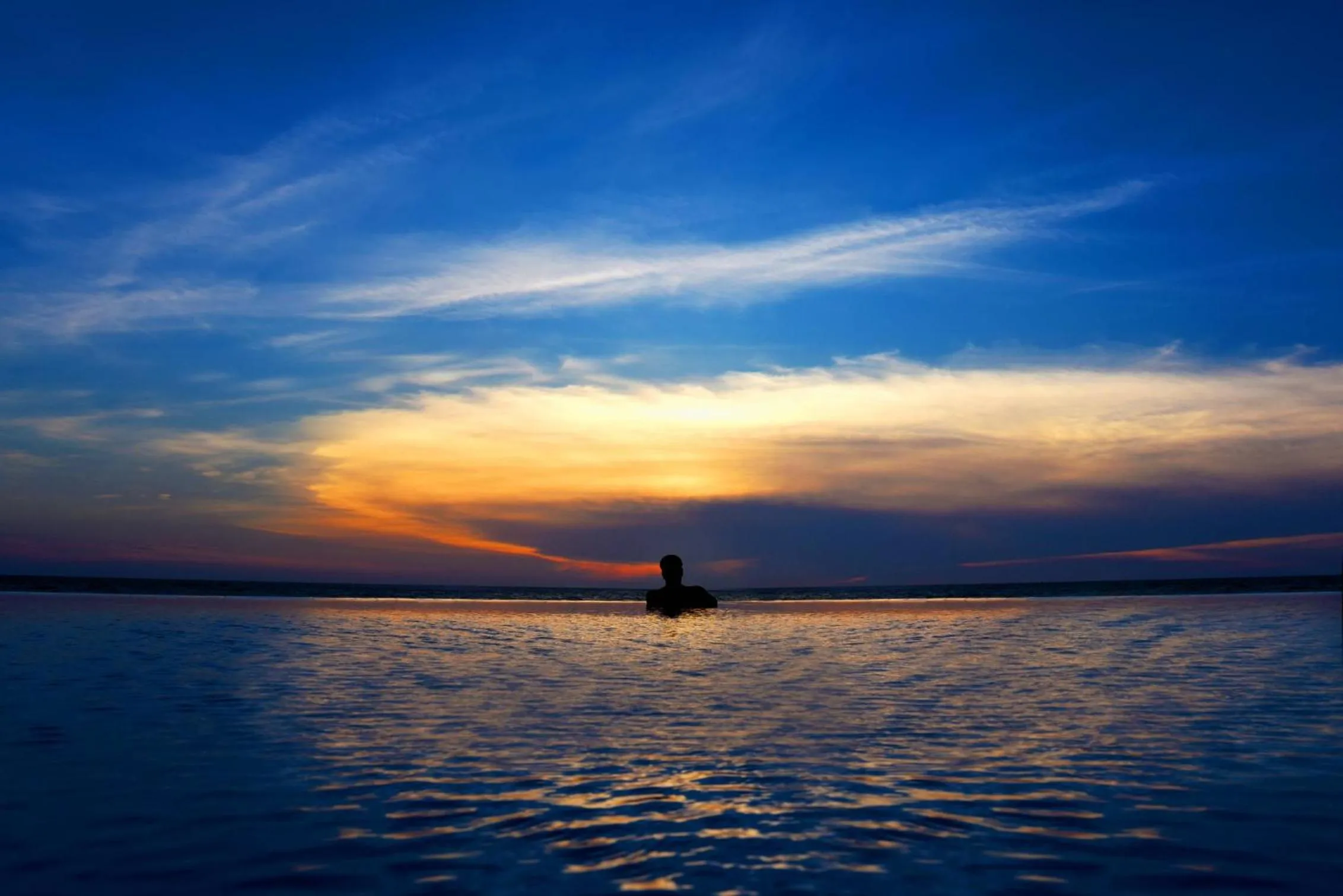 Sunset in Palagama Beach Resort