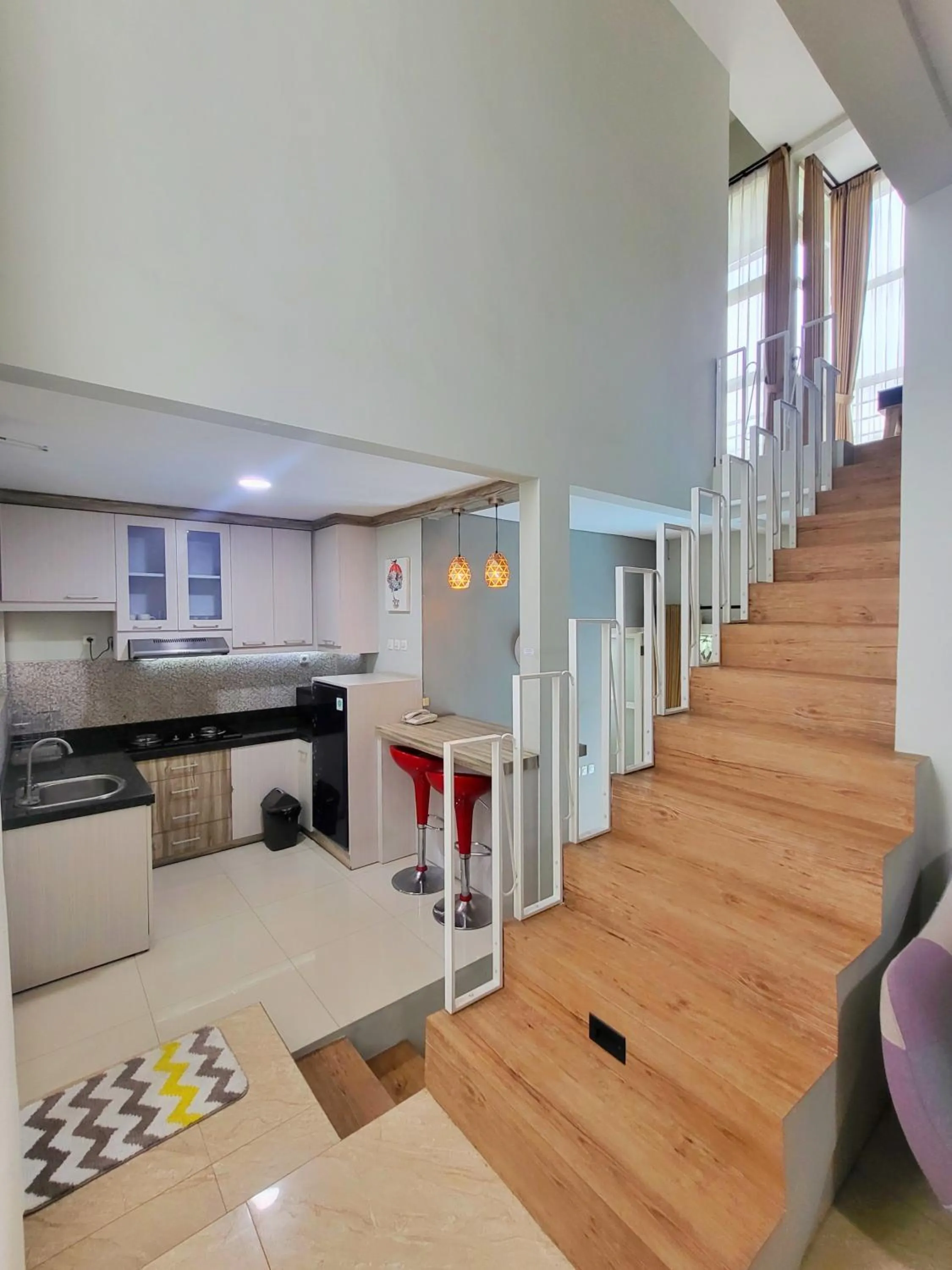 Kitchen or kitchenette in Sinergi Hotel & Villa