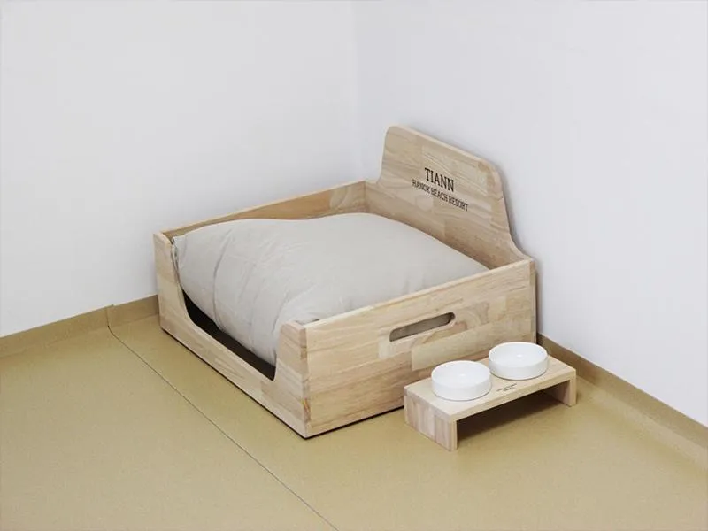 Bed in Hotelarrive Taean Tiann HanokBeachResort