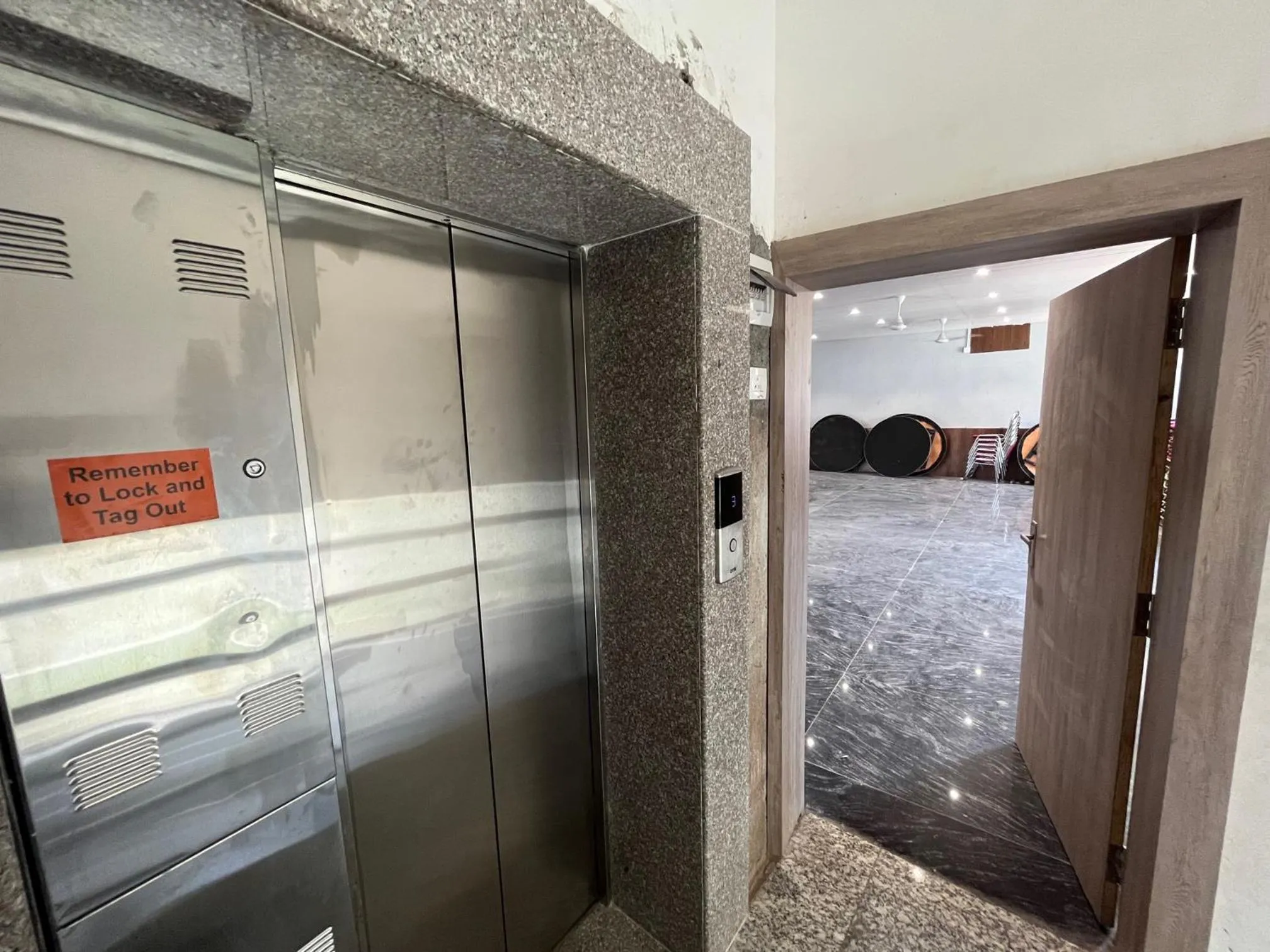 elevator in Hotel Pratap Heights