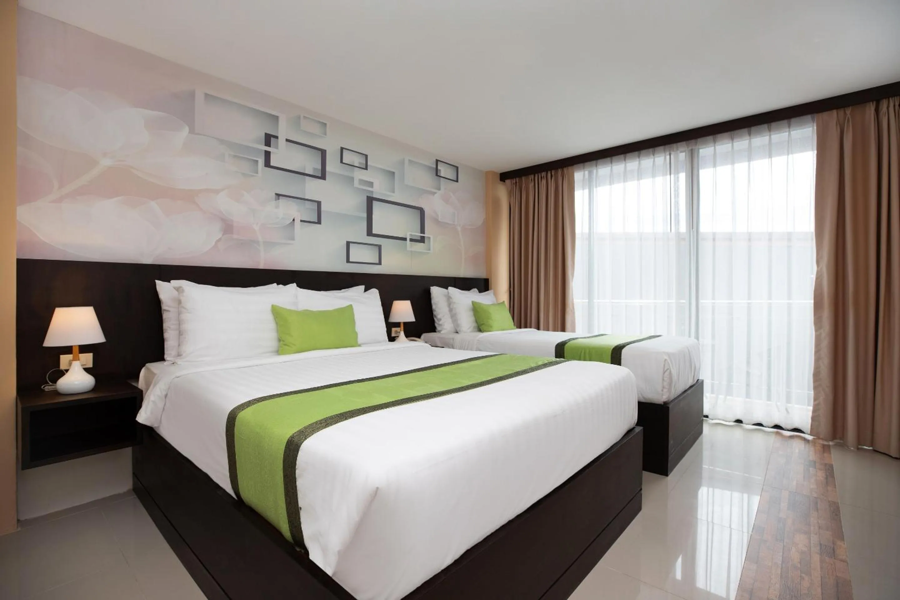 Bed in iCheck inn Sky Beach Ao Nang Krabi