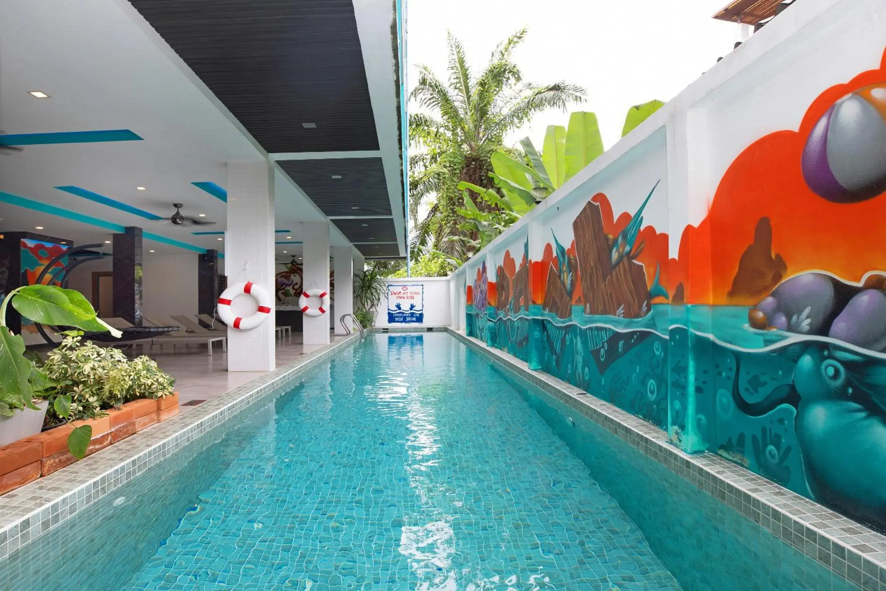 Swimming pool in iCheck inn Sky Beach Ao Nang Krabi Swimming pool in iCheck inn Sky Beach Ao Nang Krabi
